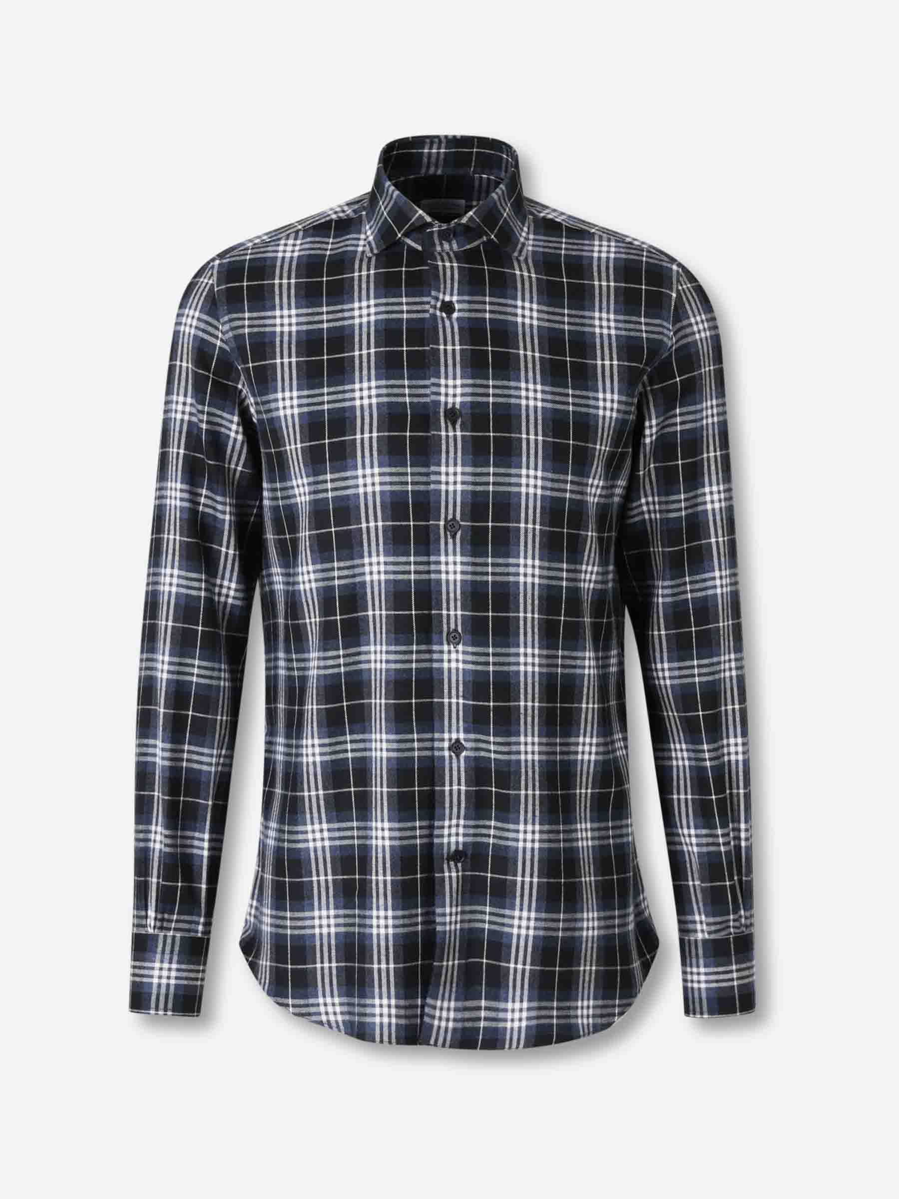 Outlet online Santa Eulalia Hombre Camisa Casual Cuadros color Azul Marino sku 531-006586 01 - Foto 1