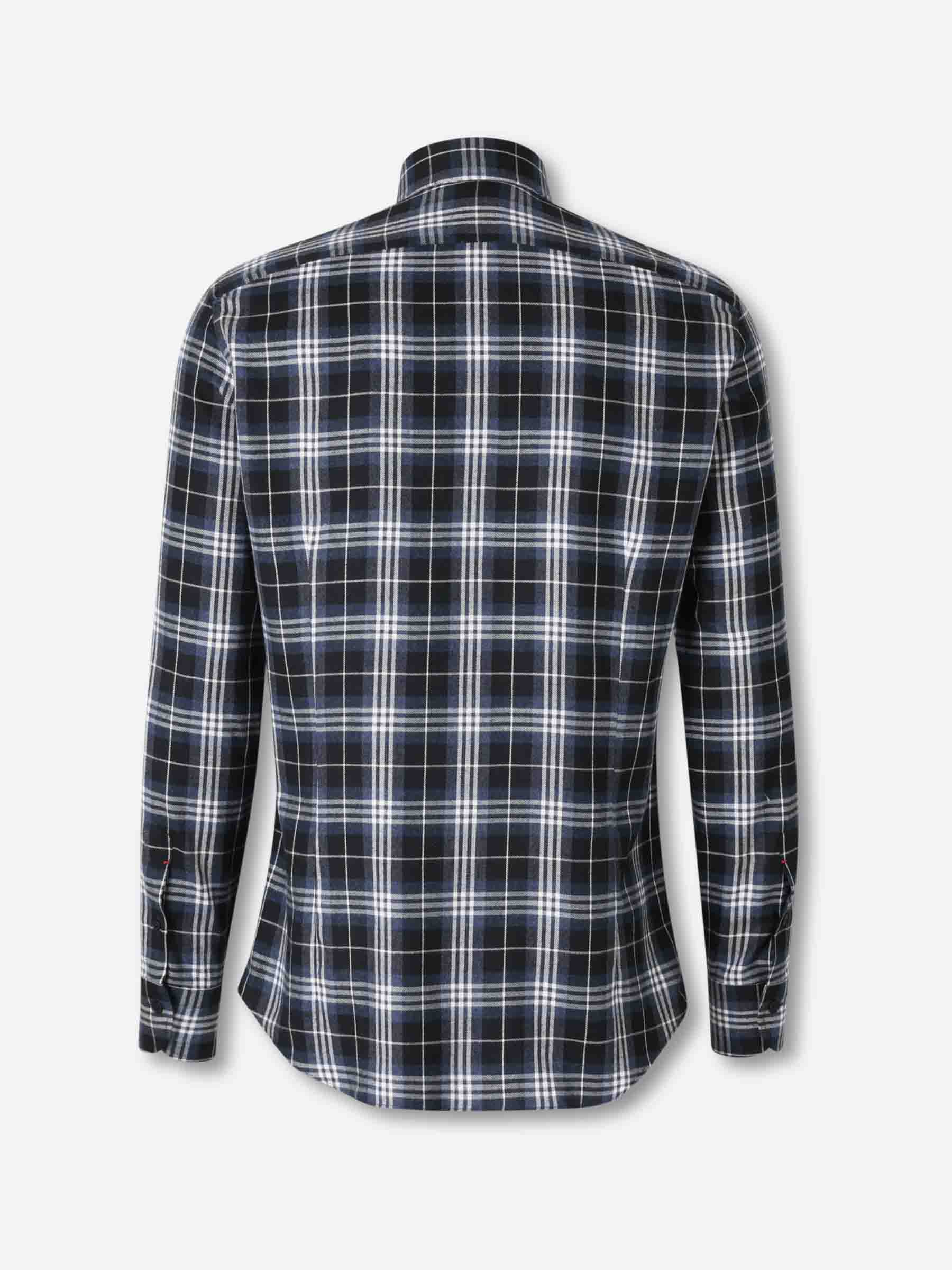 Outlet online Santa Eulalia Hombre Camisa Casual Cuadros color Azul Marino sku 531-006586 01 - Foto 2