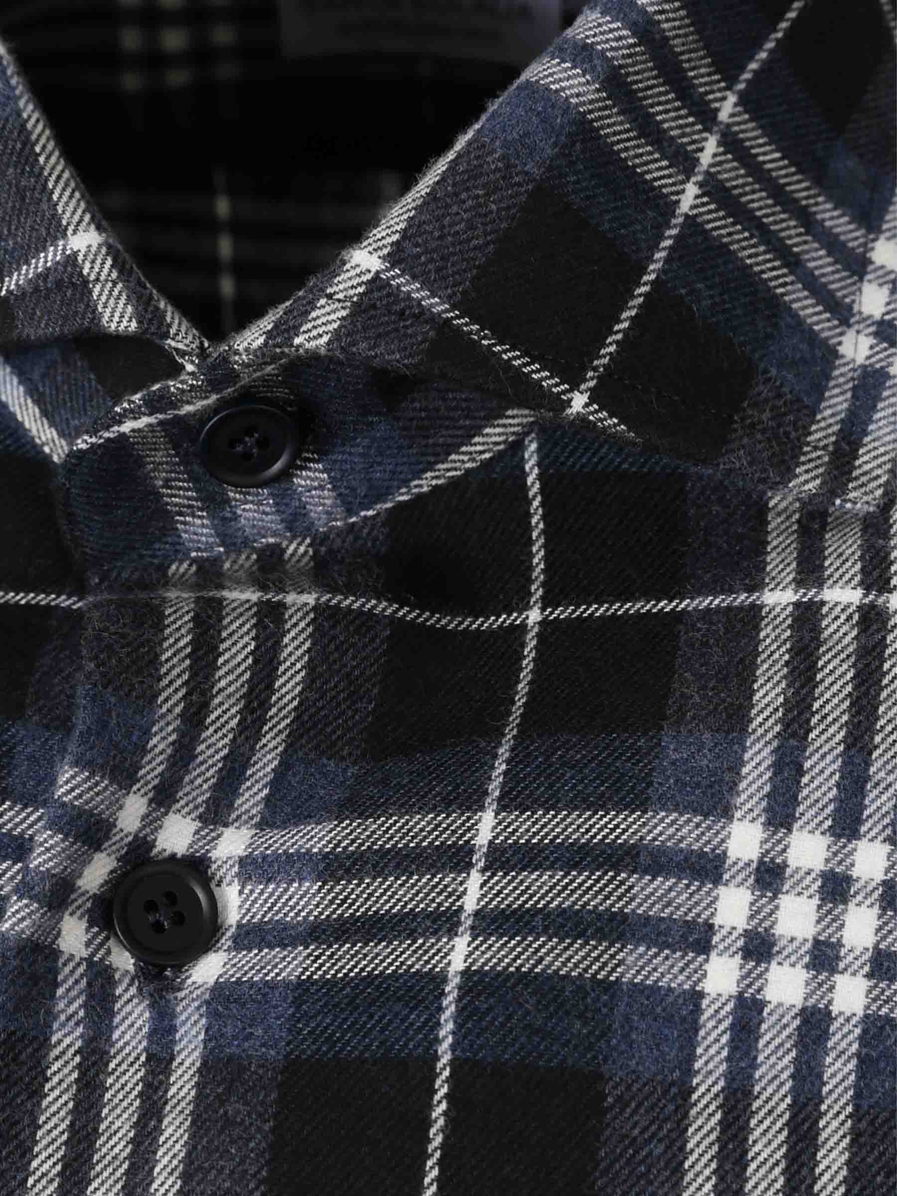 Outlet online Santa Eulalia Hombre Camisa Casual Cuadros color Azul Marino sku 531-006586 01 - Foto 3