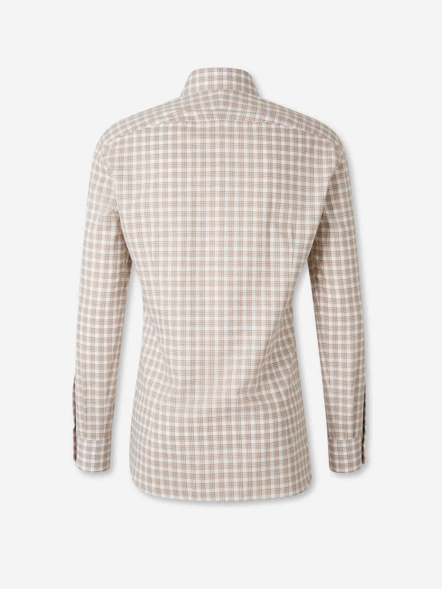 Outlet online Atelier Munro Hombre Camisa Cuadros color Marrón sku 531-006619 01 - Foto 2