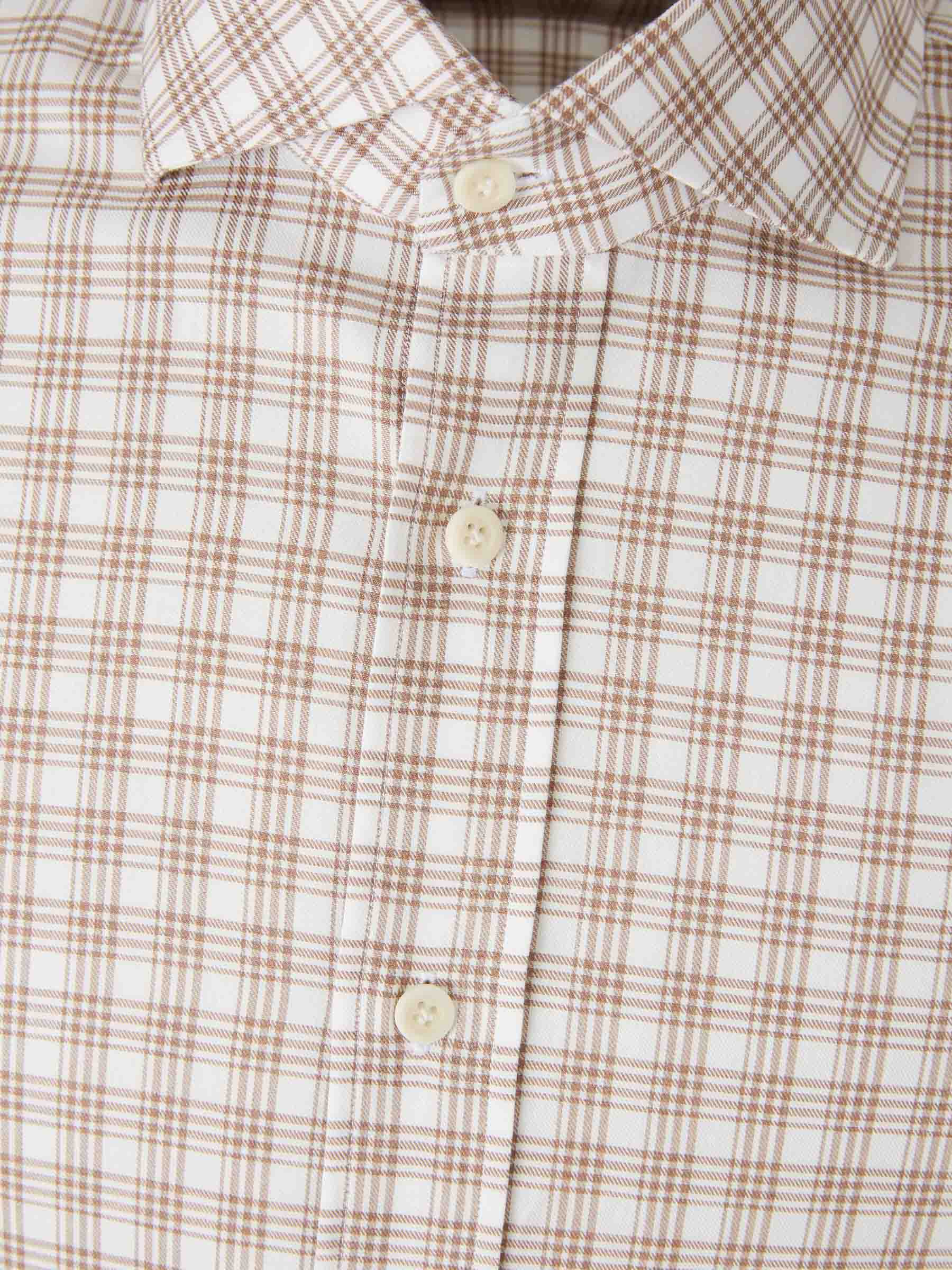 Outlet online Atelier Munro Hombre Camisa Cuadros color Marrón sku 531-006619 01 - Foto 3