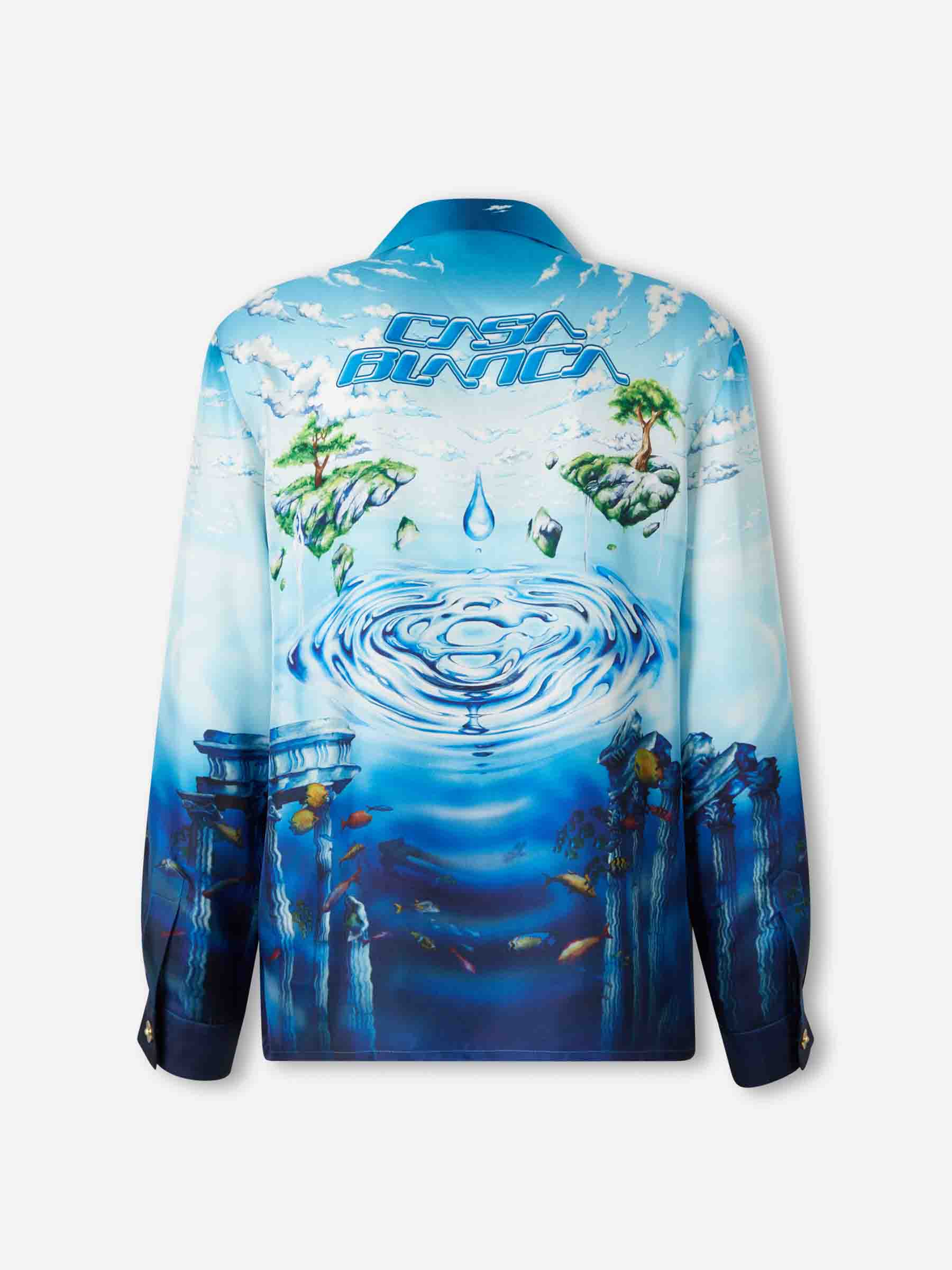 Outlet online Casablanca Hombre Camisa Seda Estampada color Multicolor sku 531-006645 01 - Foto 2