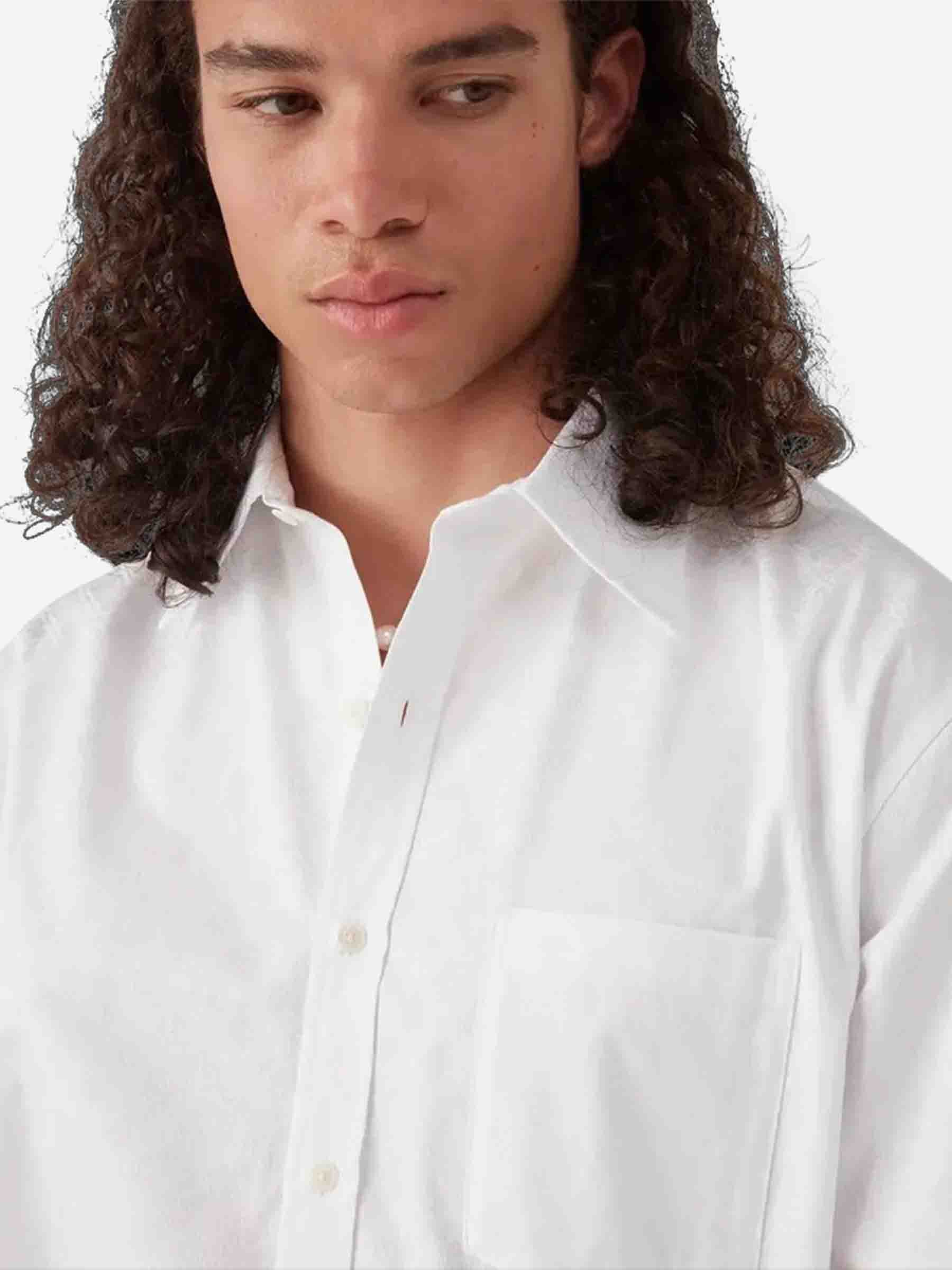 Casablanca Hombre Barcelona Camisa Monograma color Blanco sku 531-006646 01 - Foto 4