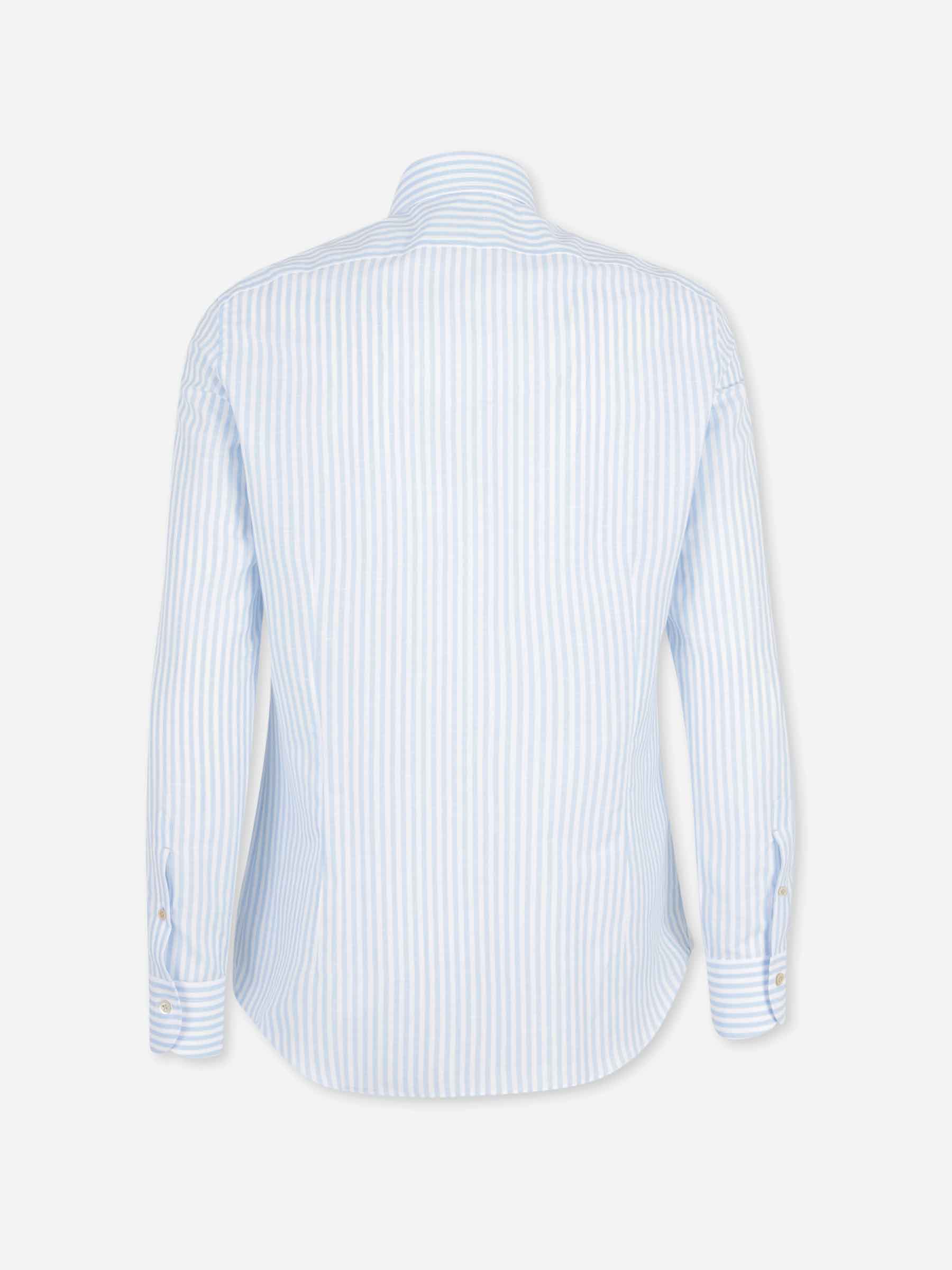 Outlet online Santa Eulalia Hombre Camisa Listada color Azul sku 531-006692 01 - Foto 2