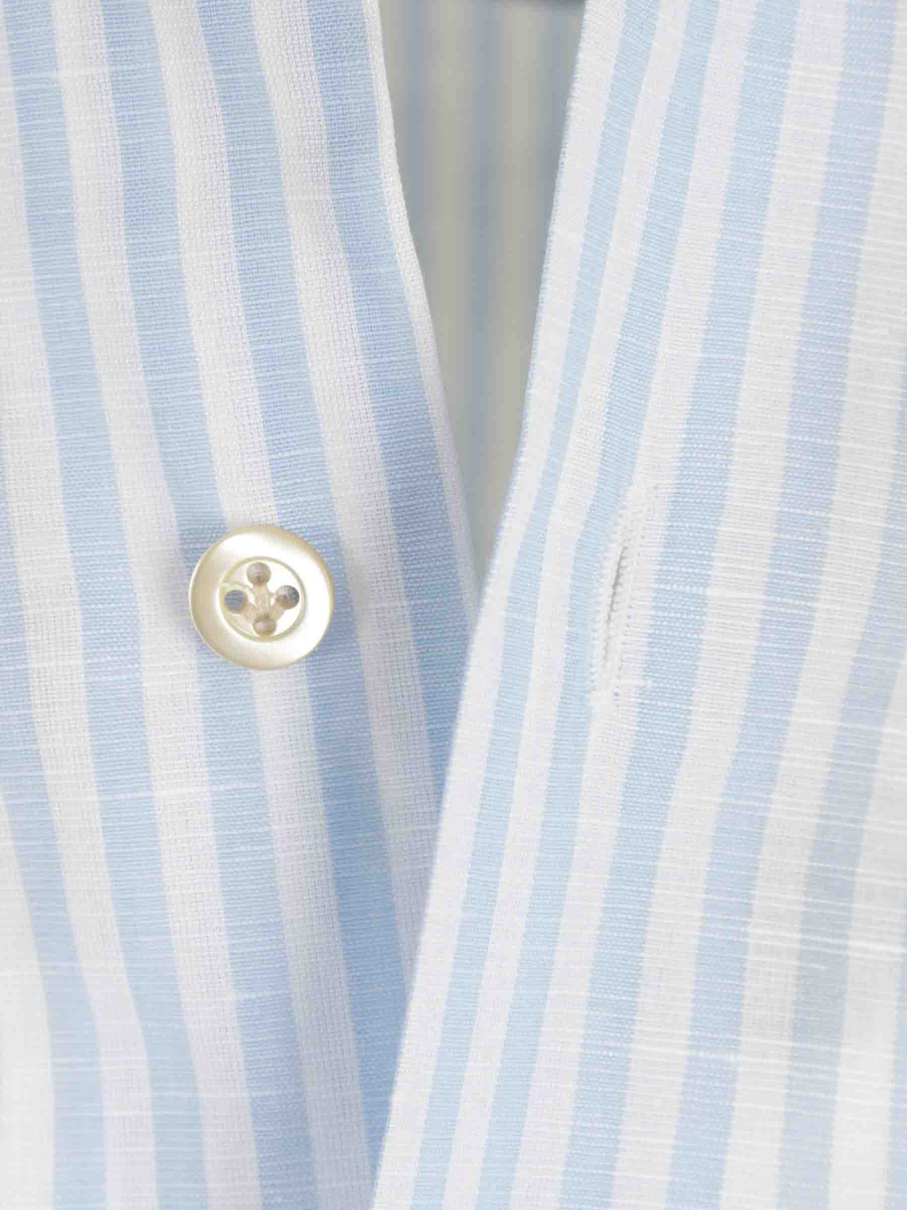 Outlet online Santa Eulalia Hombre Camisa Listada color Azul sku 531-006692 01 - Foto 3