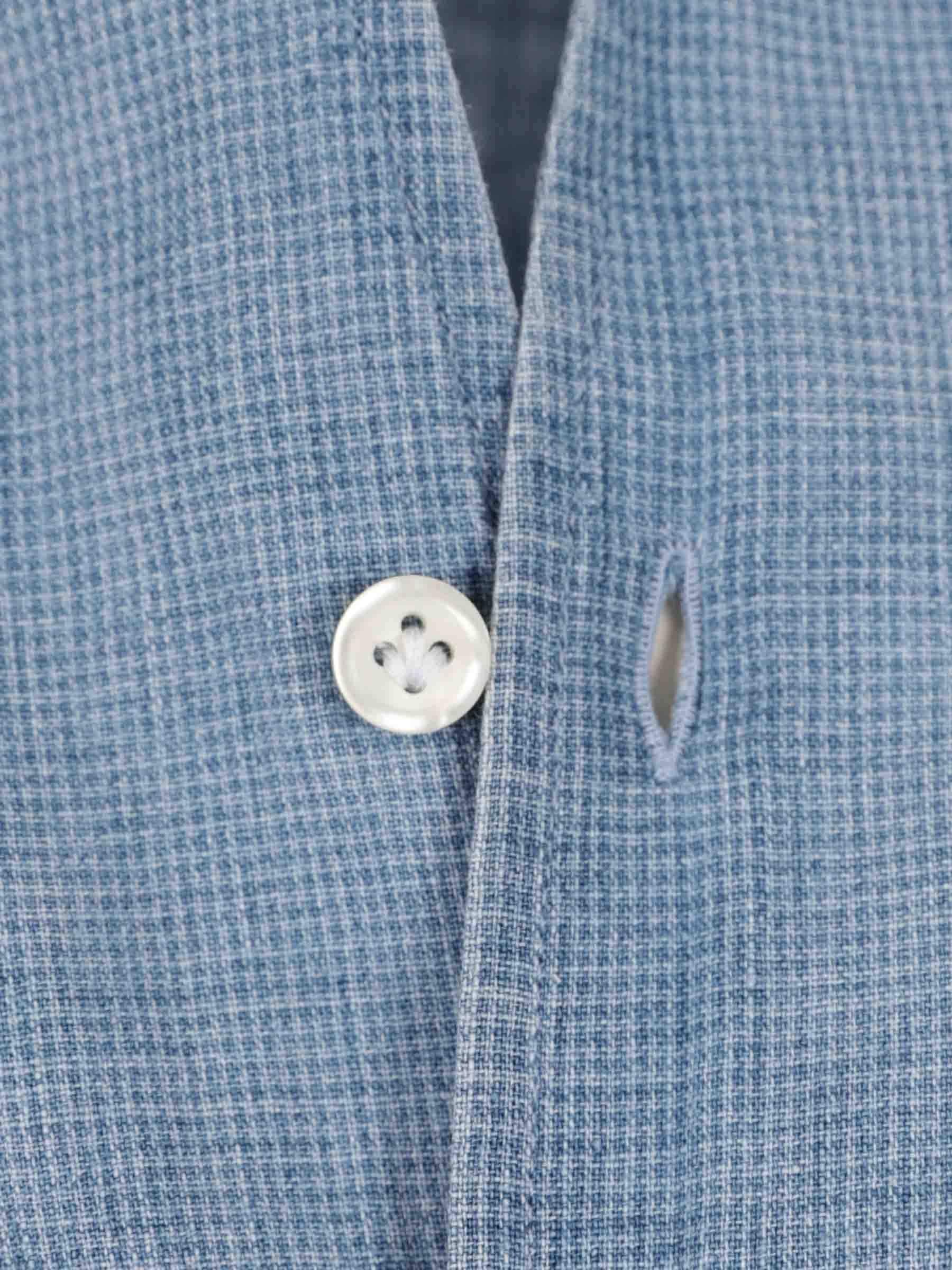 Santa Eulalia Hombre Barcelona Camisa Cuello Mao color Azul sku 531-006700 01 - Foto 4