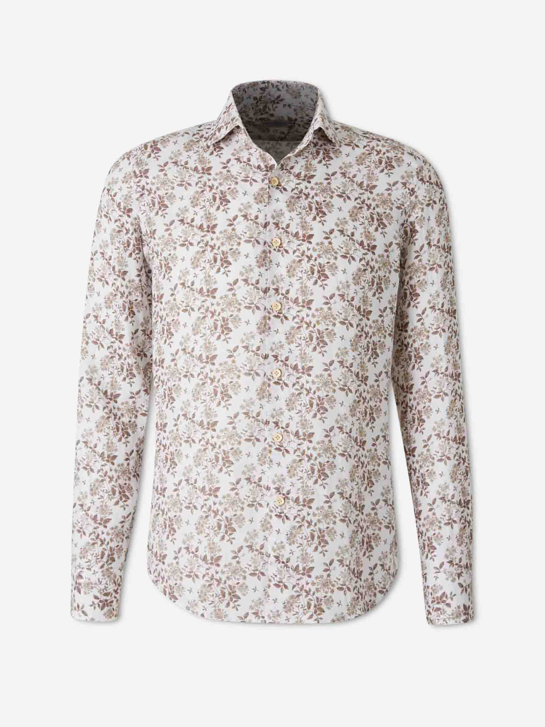 Santa Eulalia Hombre Barcelona Camisa Lino color Marrón sku 531-006704 01 - Foto 1