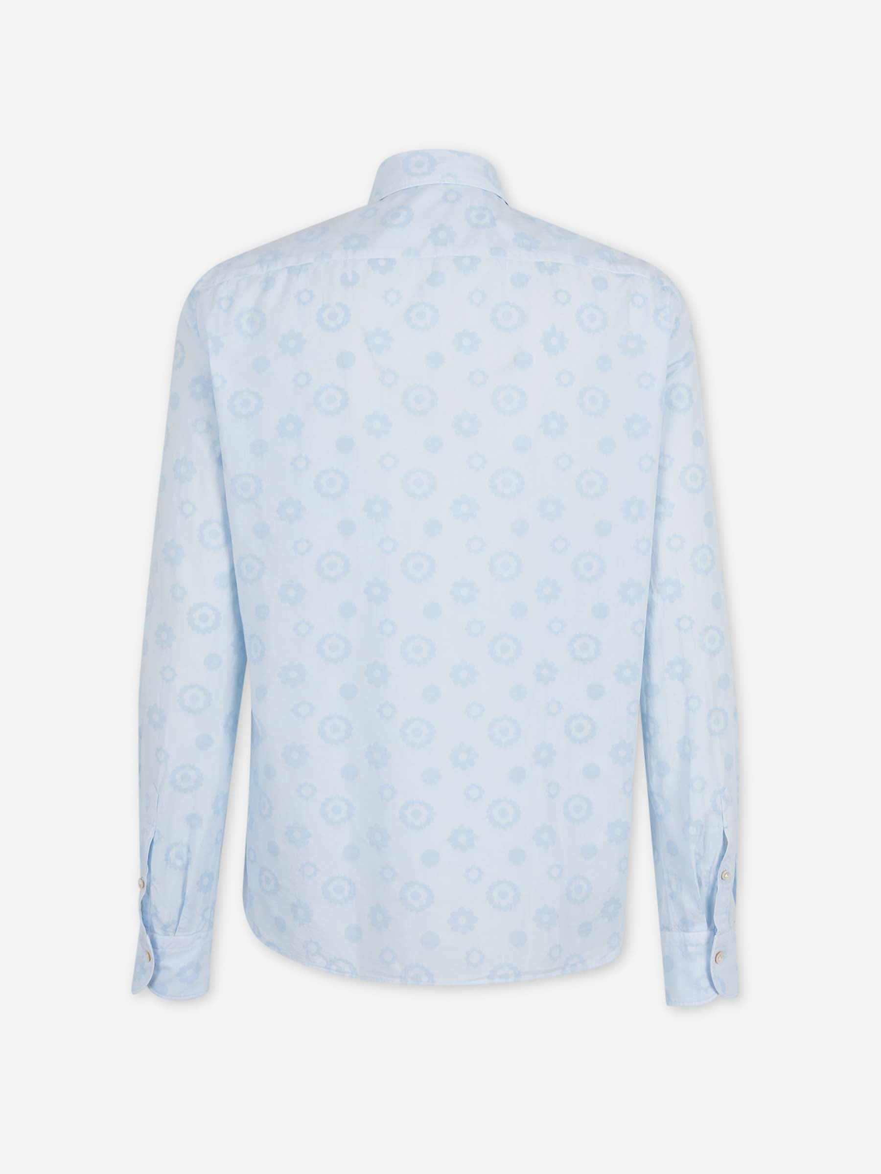 Outlet online Vincenzo di Ruggiero Hombre Camisa Manga Larga color Azul Celeste sku 531-006708 02 - Foto 2