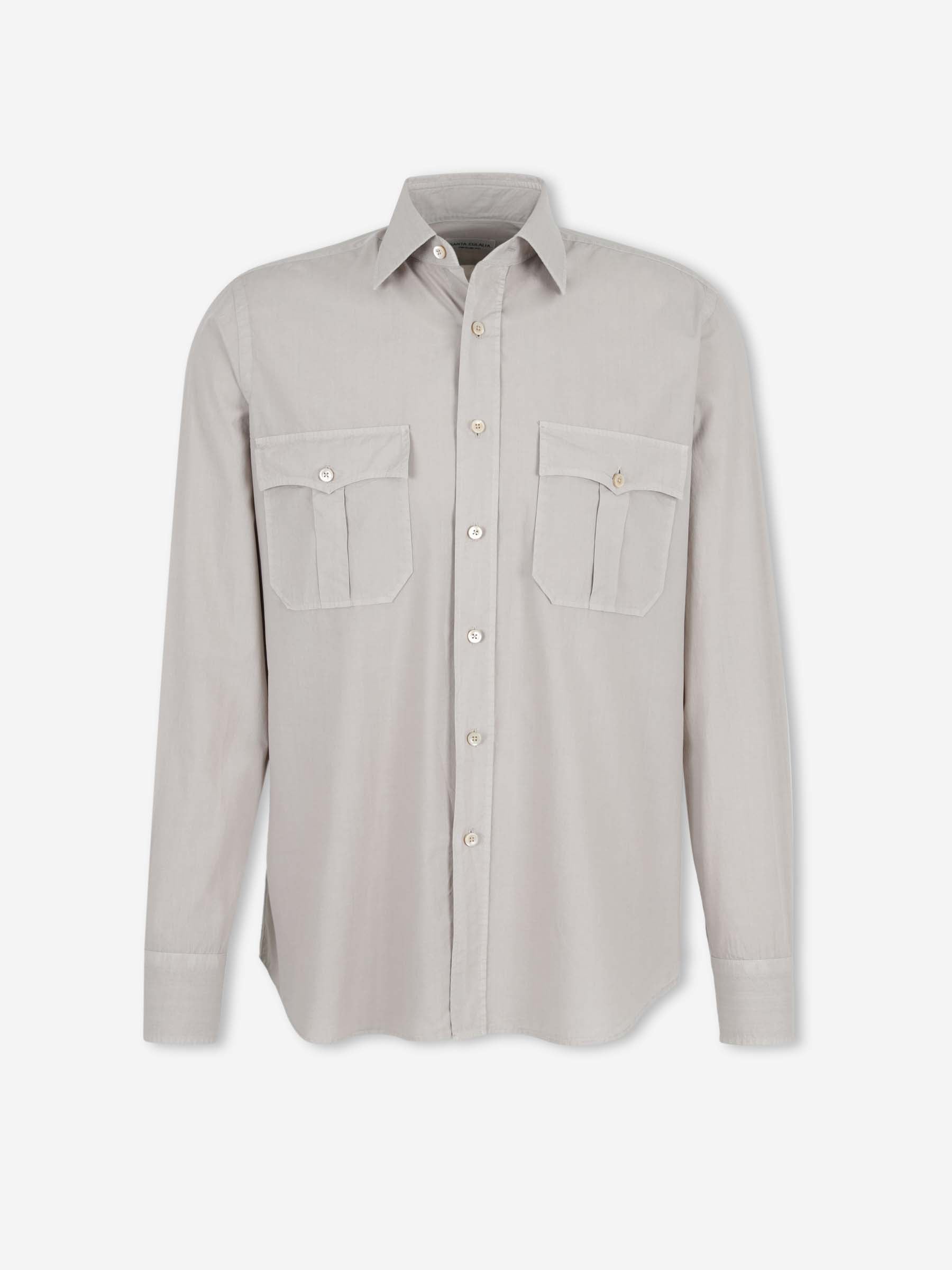 Outlet online Santa Eulalia Hombre Camisa Lisa color Beige sku 531-006715 01 - Foto 1