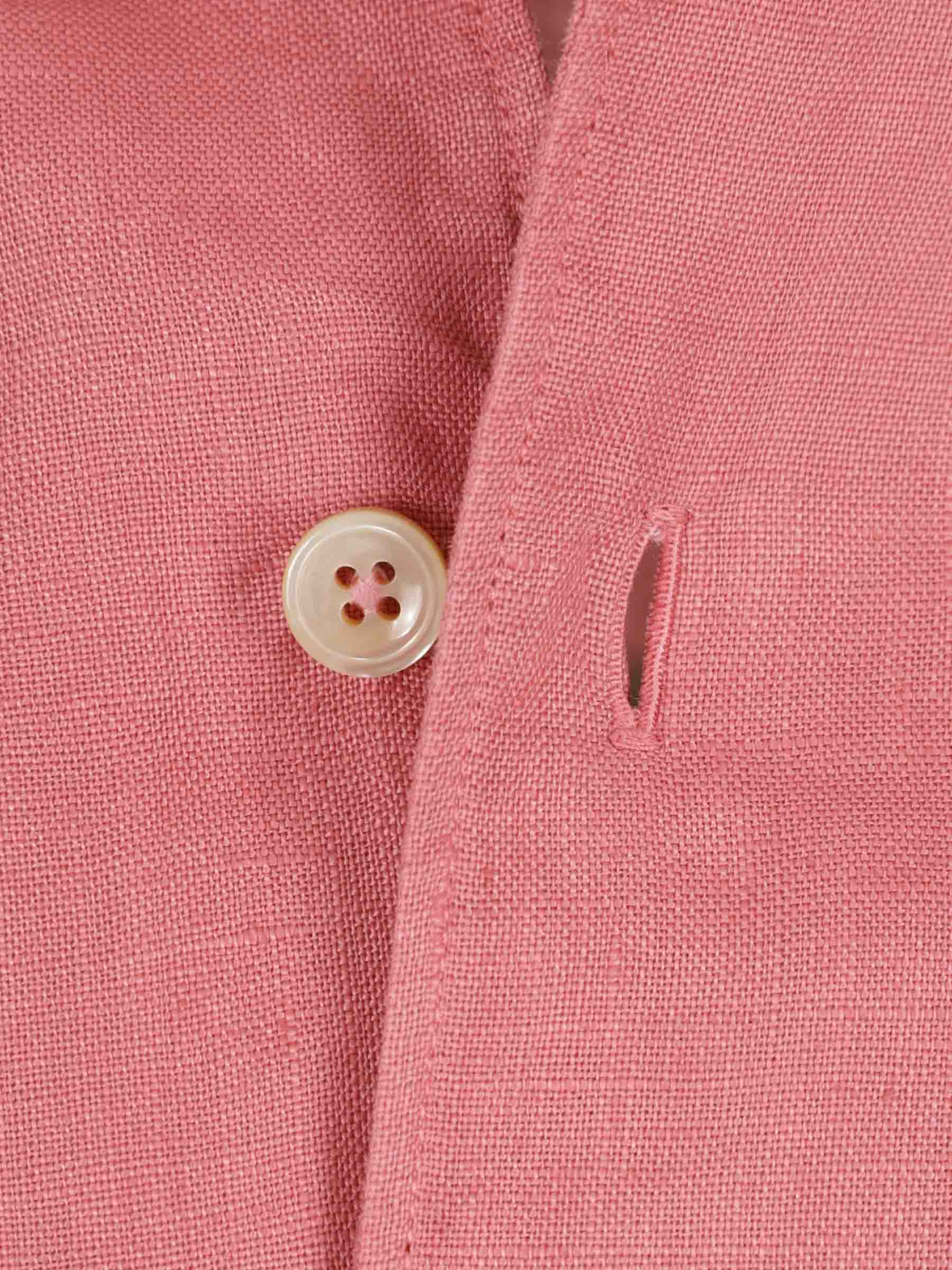 Outlet online Santa Eulalia Hombre Camisa Lino color Coral sku 531-006718 01 - Foto 3