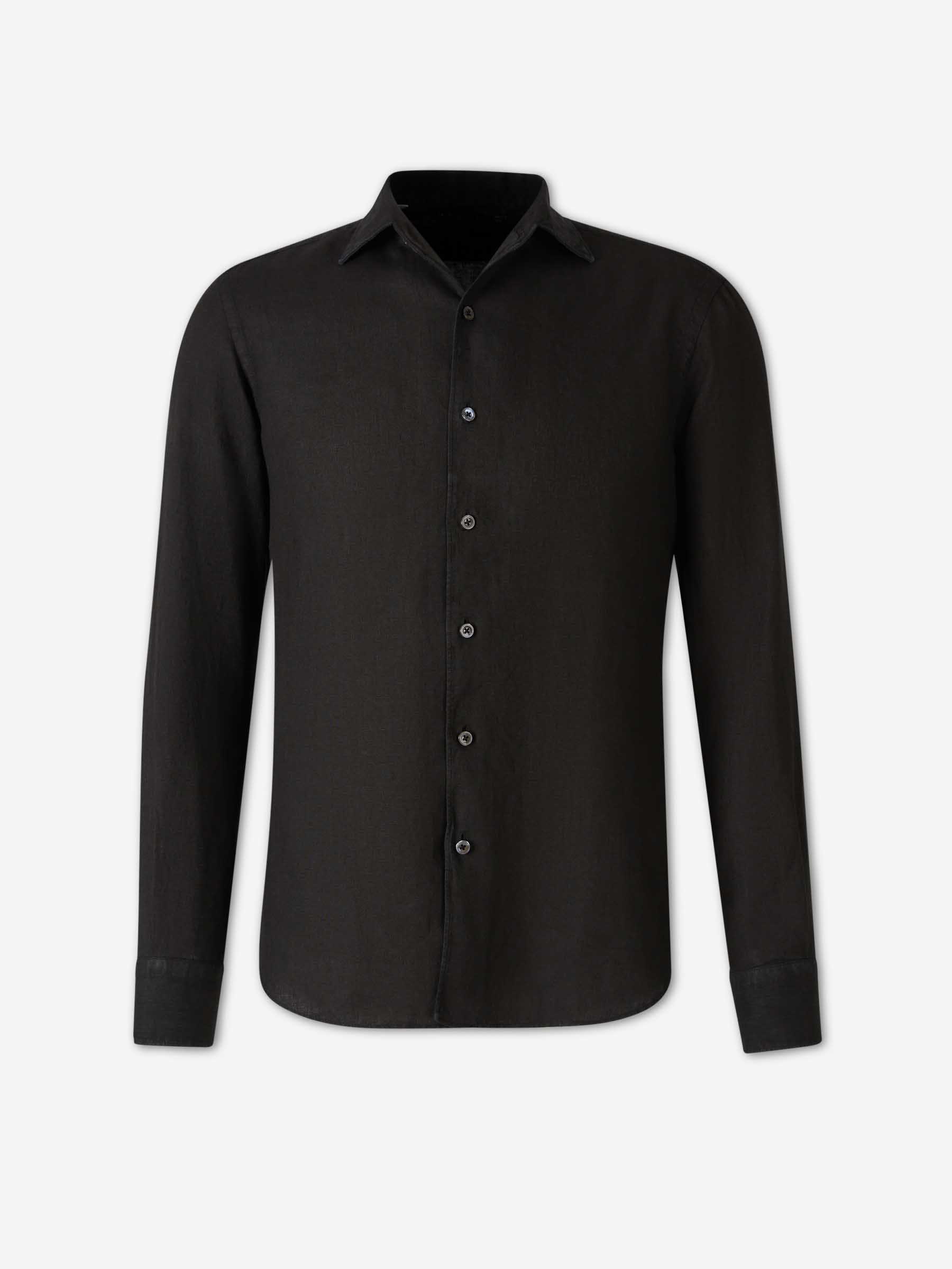 Outlet online Santa Eulalia Hombre Camisa Manga Larga color Negro sku 531-006718 03 - Foto 1