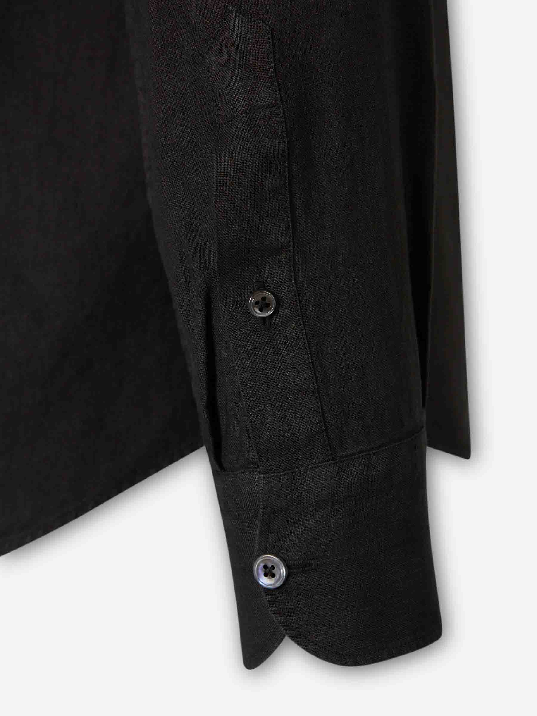 Outlet online Santa Eulalia Hombre Camisa Manga Larga color Negro sku 531-006718 03 - Foto 4