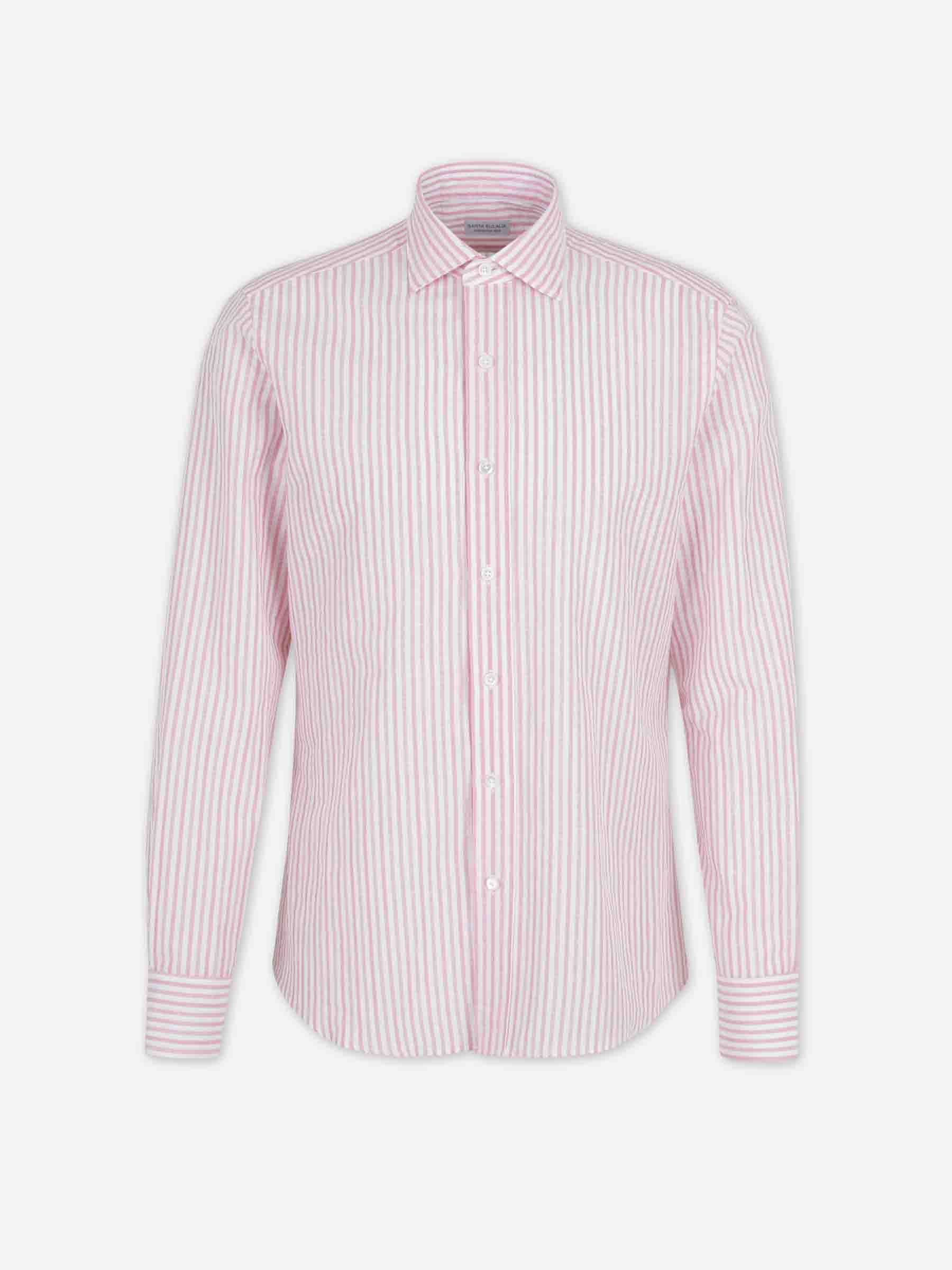 Outlet online Santa Eulalia Hombre Camisa Listada color Rosa sku 531-006719 01 - Foto 1