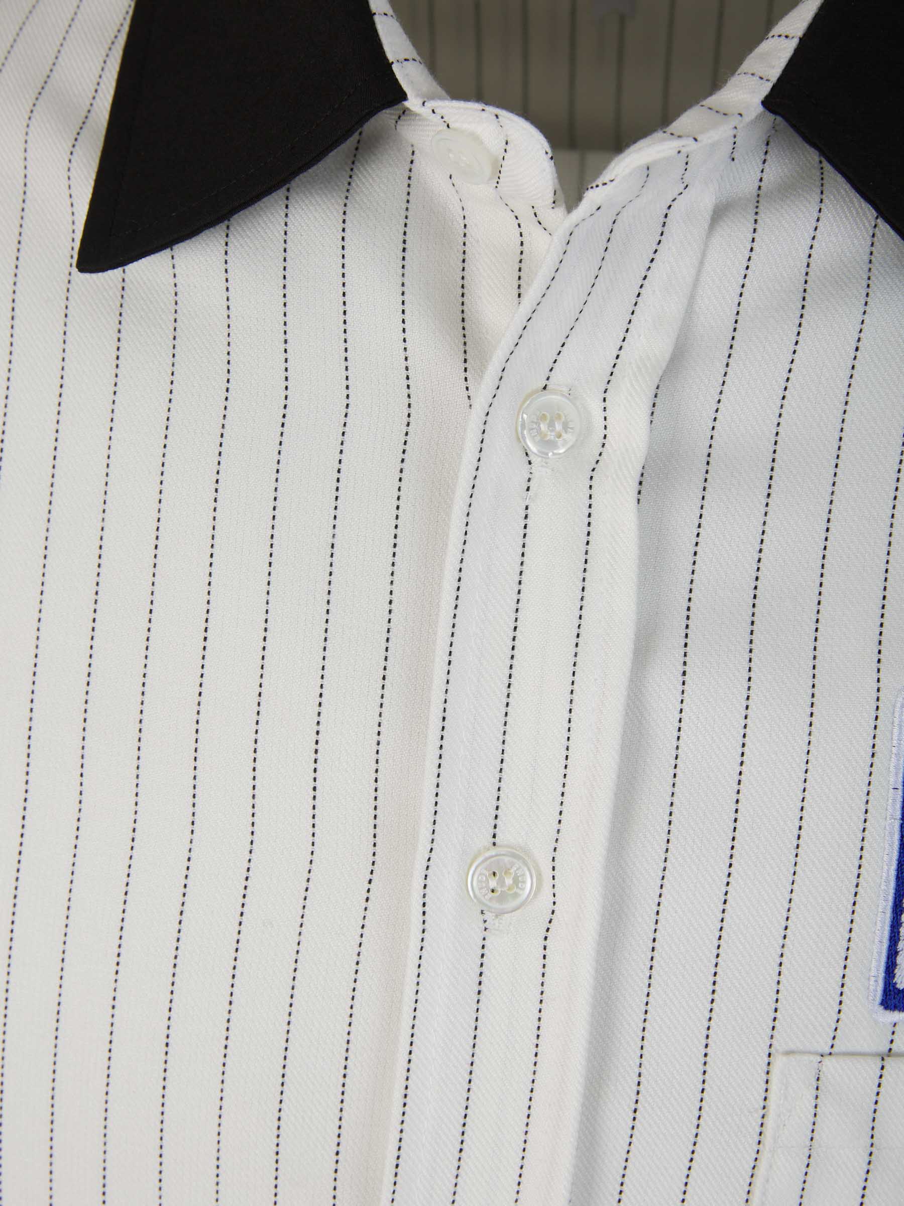 Outlet online Rhude Hombre Camisa Motivo Rayas color Blanco sku 532-000500 01 - Foto 3