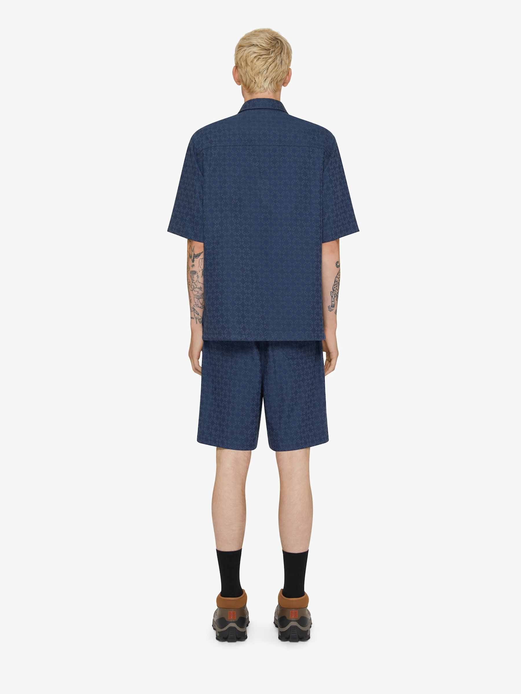 Givenchy Hombre Barcelona Camisa Monograma 72 color Azul Marino sku 532-000624 01 - Foto 3