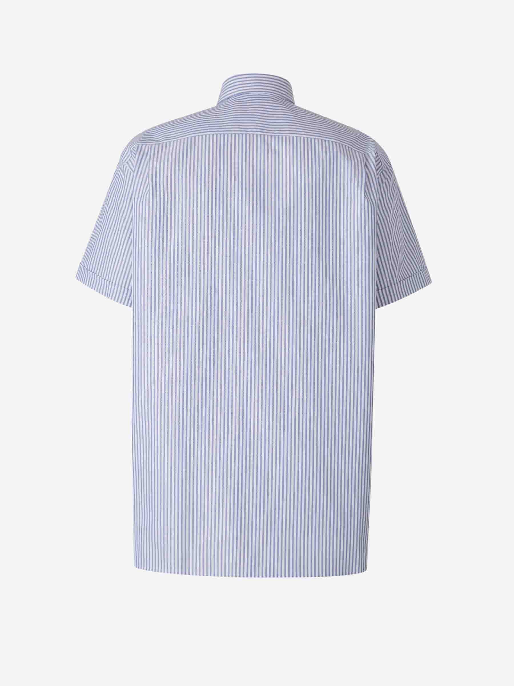 Valentino Hombre Barcelona Camisa Rayas Algodón color Azul sku 532-000626 01 - Foto 2