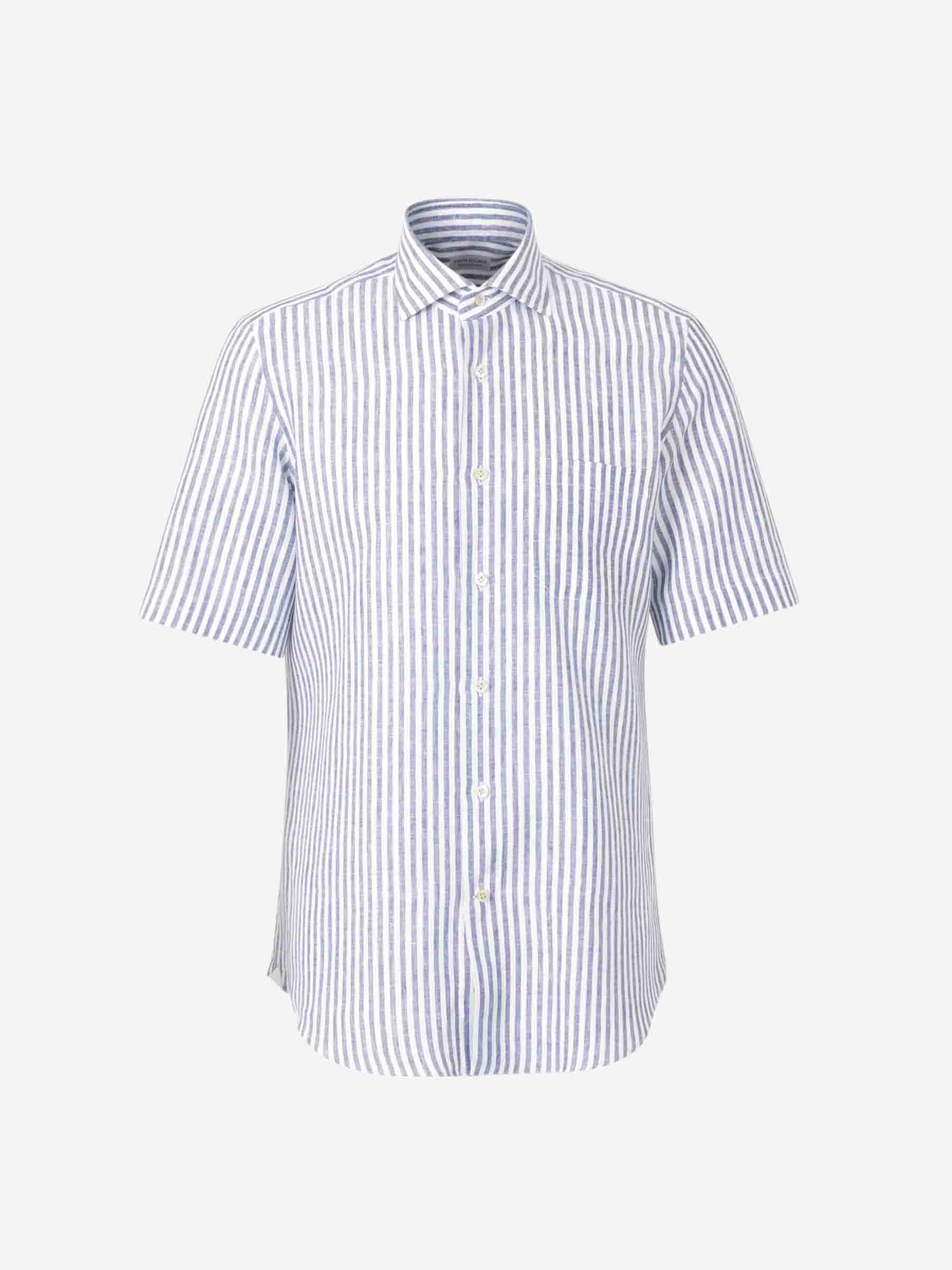 Santa Eulalia Hombre Barcelona Camisa Motivo Rayas color Azul Cobalto sku 532-000635 02 - Foto 1