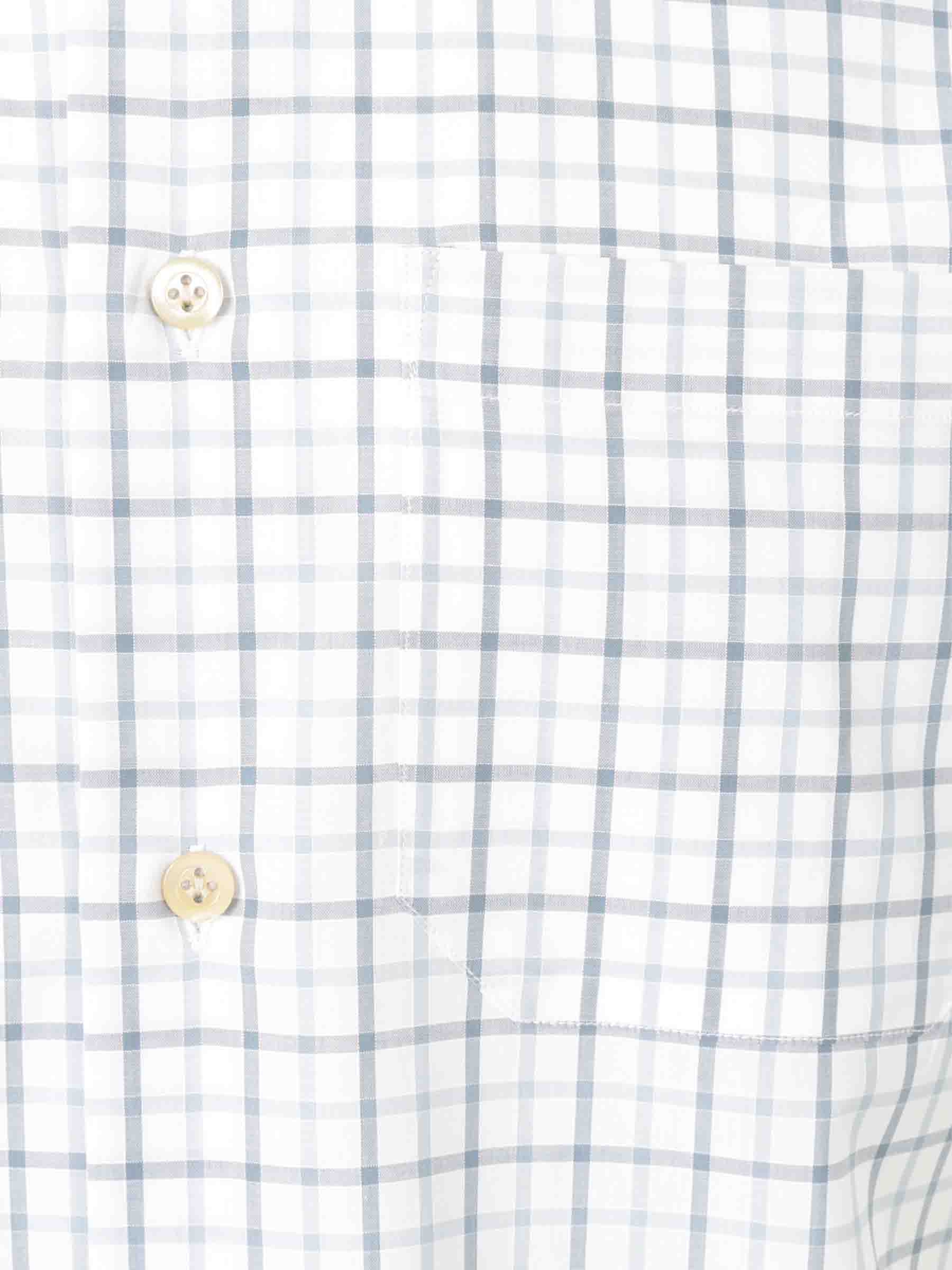 Outlet online Santa Eulalia Hombre Camisa Motivo Cuadros color Azul sku 532-000636 01 - Foto 3