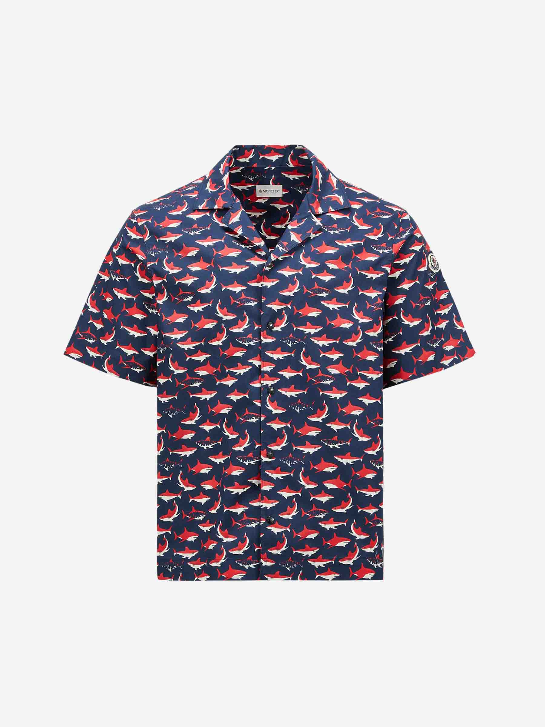 Moncler Hombre Barcelona Camisa Estampado Algodón color Multicolor sku 532-000644 01 - Foto 1