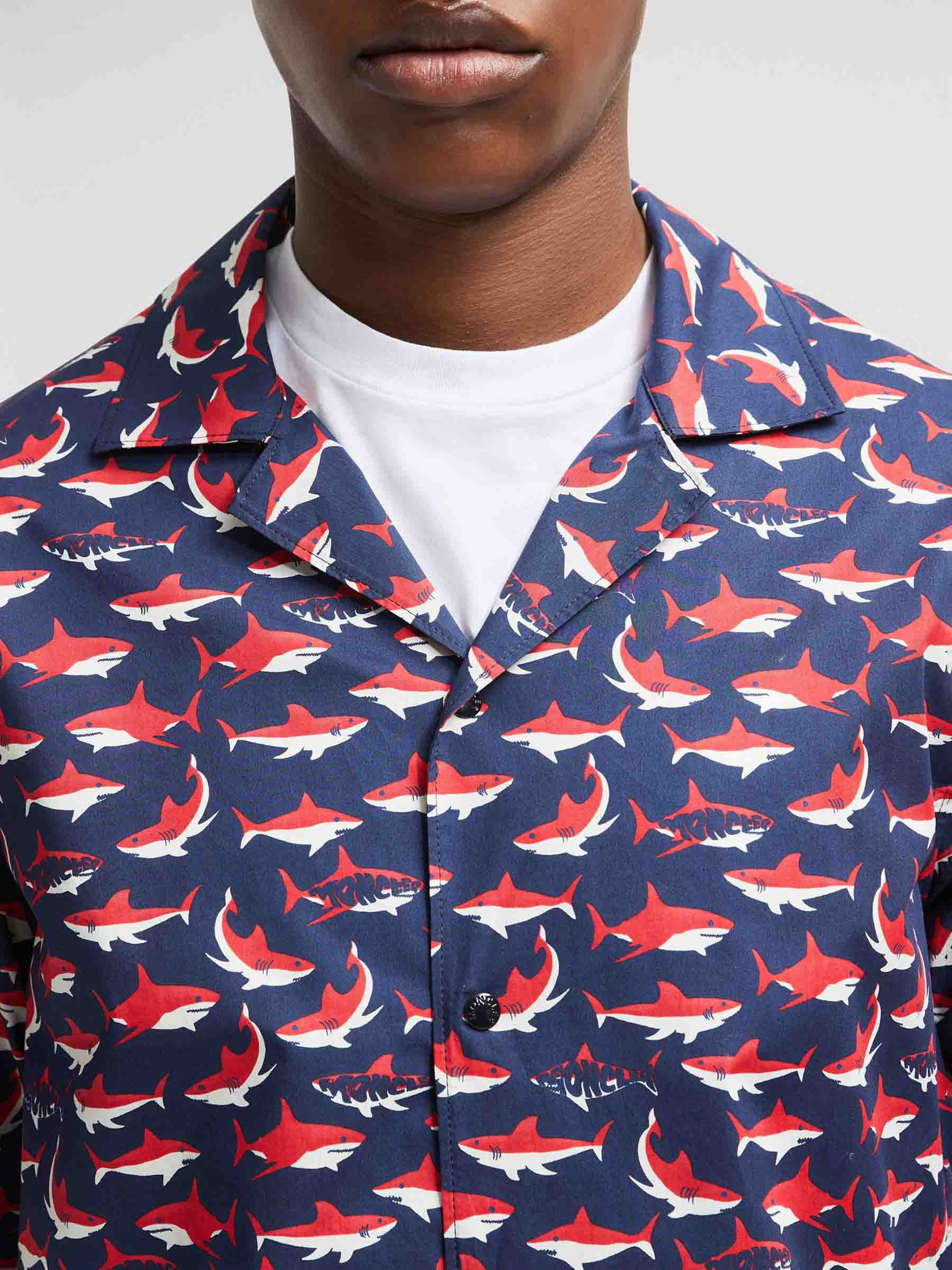 Moncler Hombre Barcelona Camisa Estampado Algodón color Multicolor sku 532-000644 01 - Foto 5