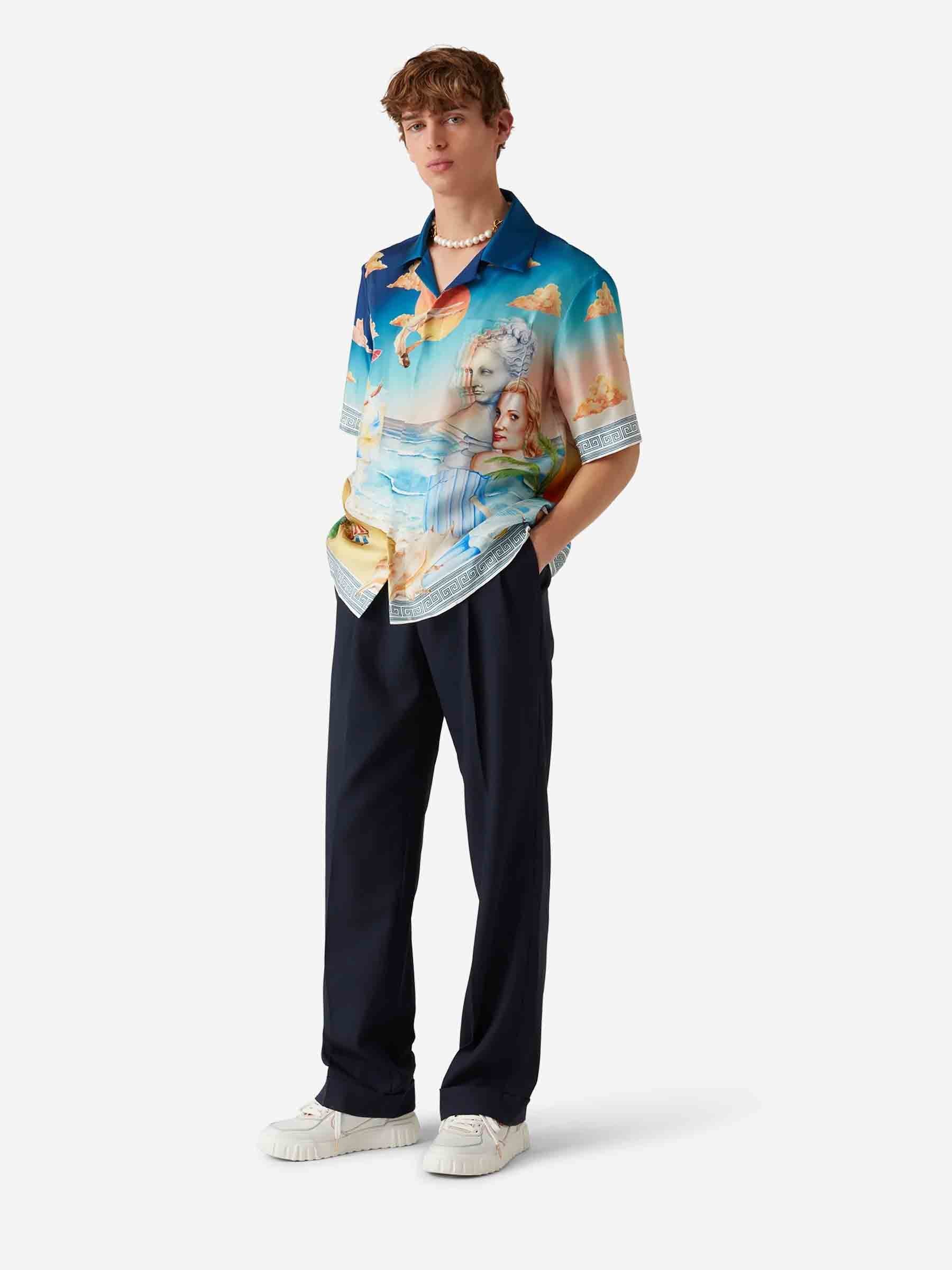 Casablanca Hombre Barcelona Camisa Le Plongeon color Multicolor sku 532-000648 01 - Foto 2