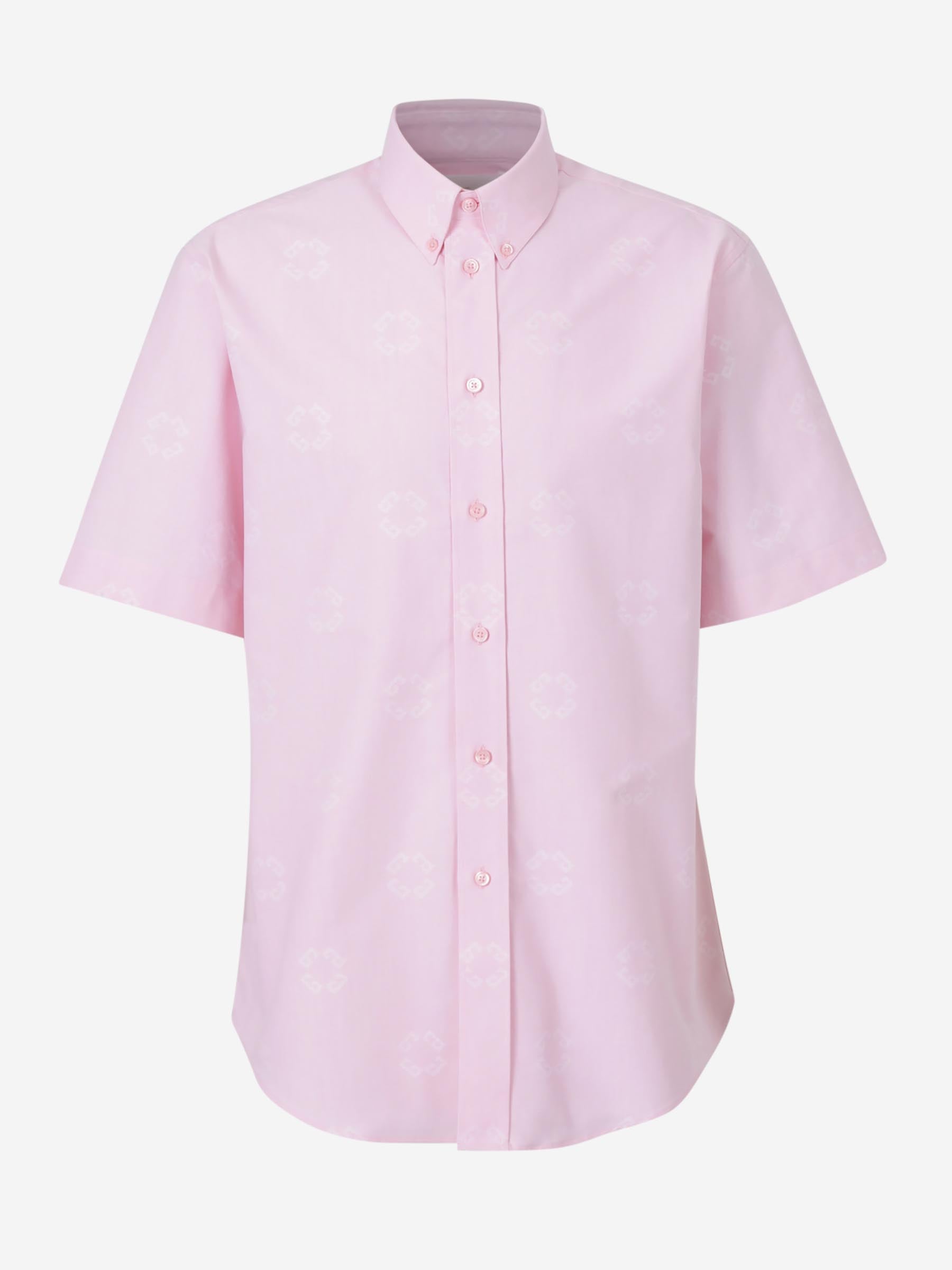 Outlet online Givenchy Hombre Camisa Logo Algodón color Rosa Palo sku 532-000664 01 - Foto 1
