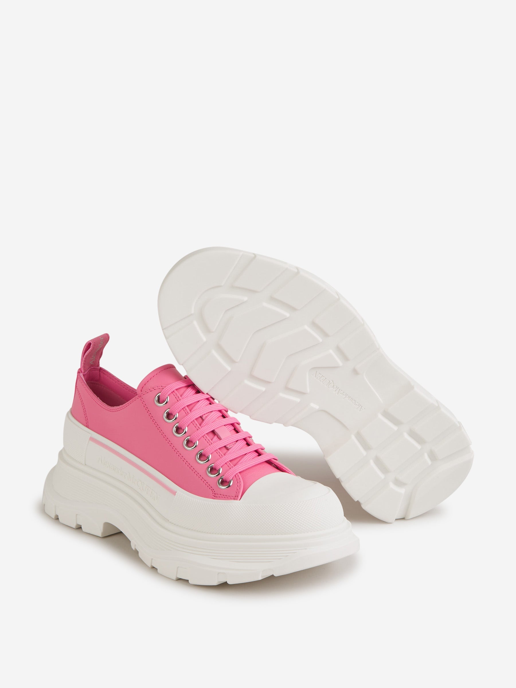 Outlet online McQueen Mujer Sneakers Piel Lisa color Rosa sku 806-000319 01 - Foto 4