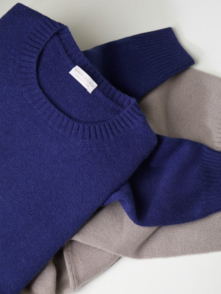 Outlet online Santa Eulalia Hombre Jersey Cuello Redondo Cashmere color Rojo sku 542-001903 03 - Foto 5