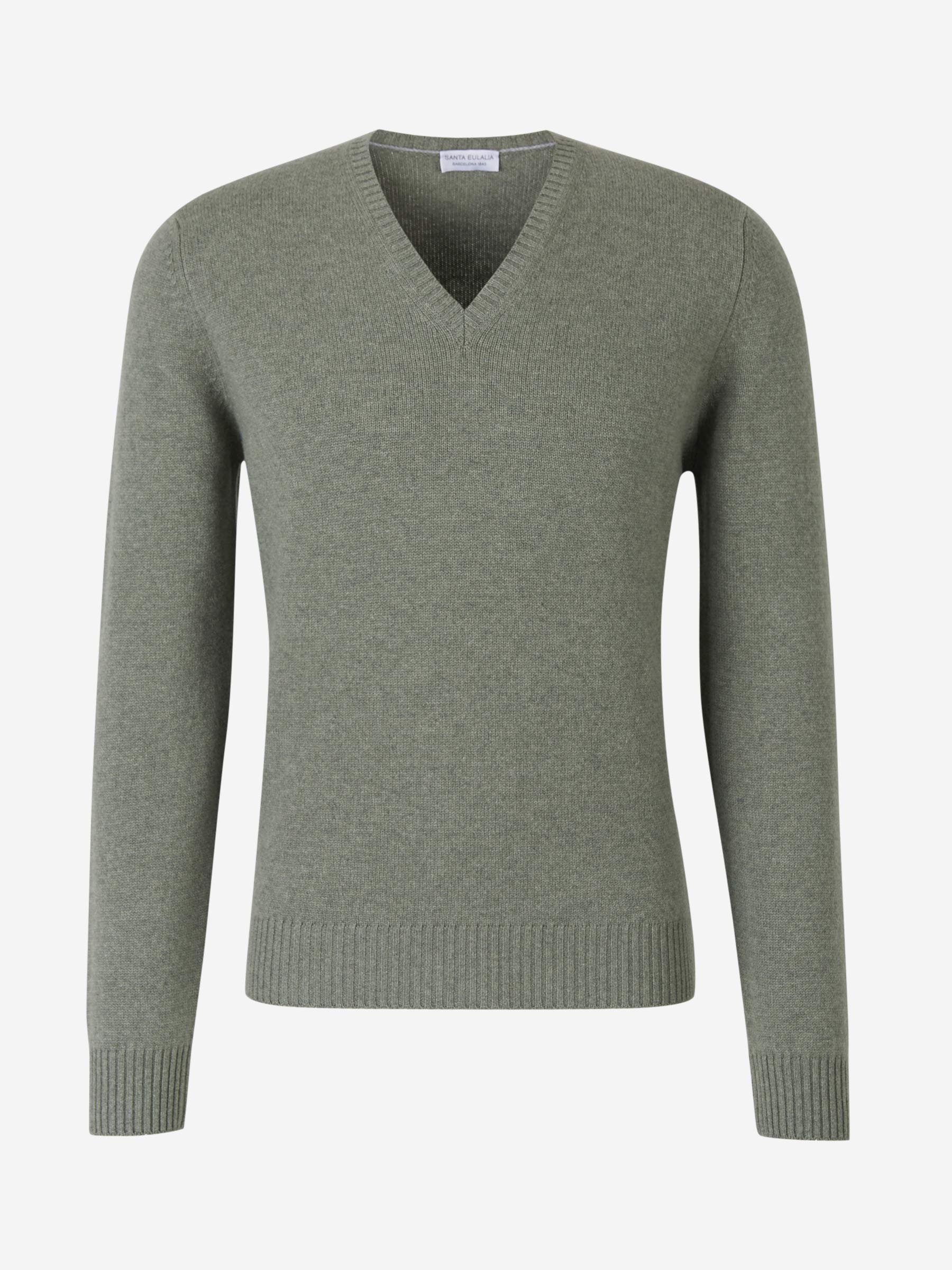 Outlet online Santa Eulalia Hombre Jersey Lana Virgen color Gris Claro sku 542-001909 03 - Foto 6