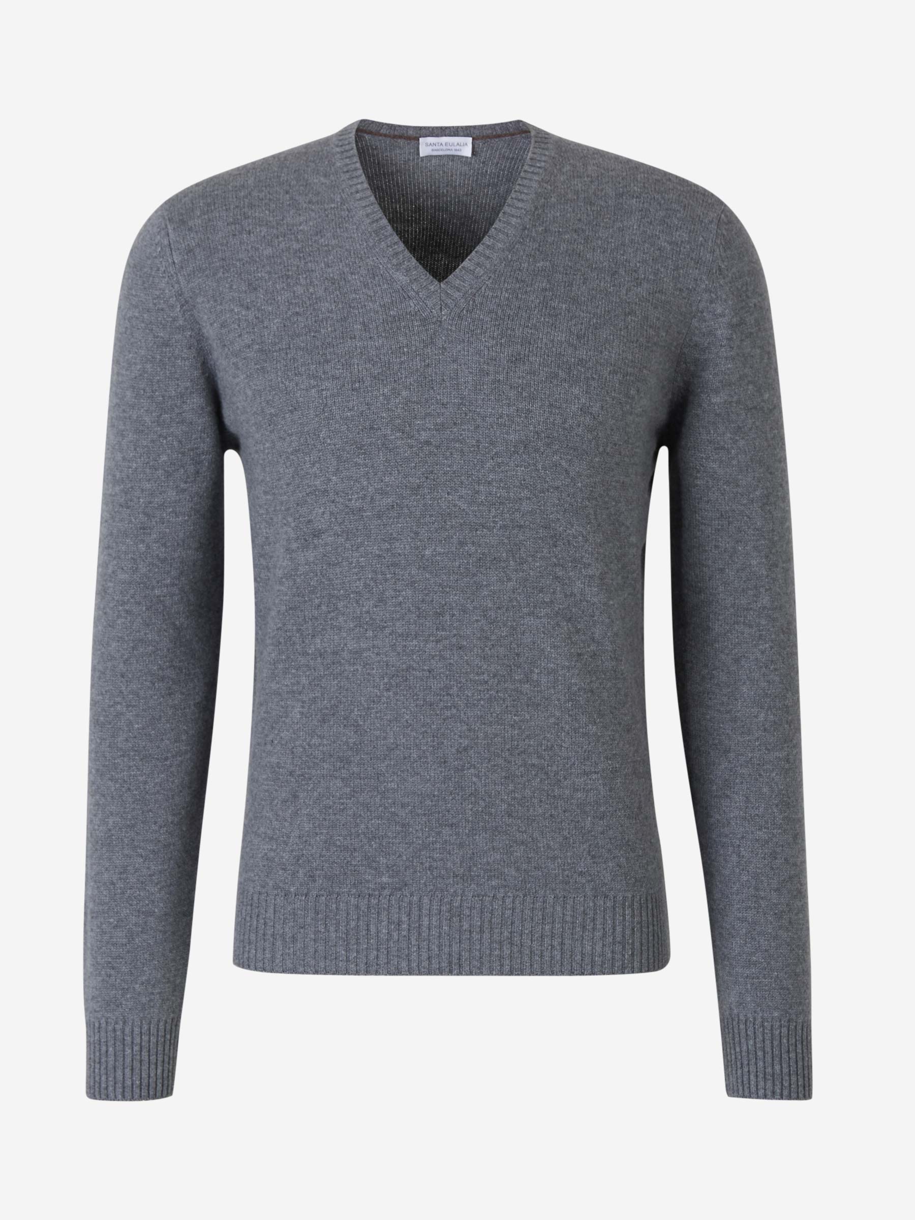 Outlet online Santa Eulalia Hombre Jersey Lana Virgen color Gris Claro sku 542-001909 03 - Foto 11