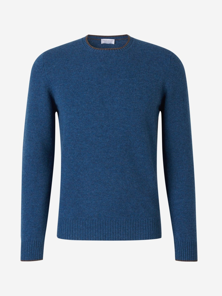Outlet online Santa Eulalia Hombre Jersey Lana Virgen color Azul Cobalto sku 542-002001 01 - Foto 6