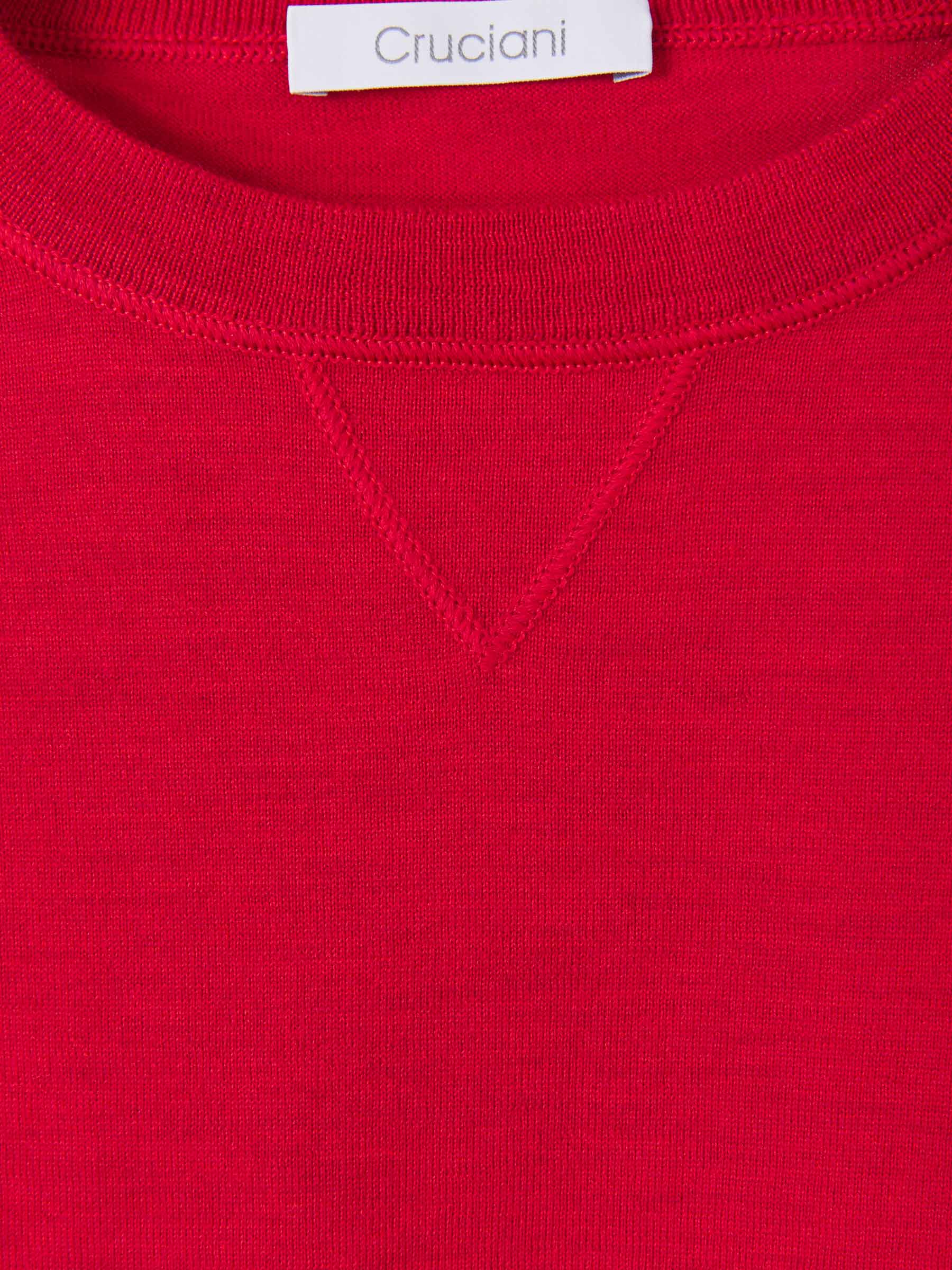 Outlet online Cruciani Hombre Jersey Lana color Rojo sku 542-002013 01 - Foto 3