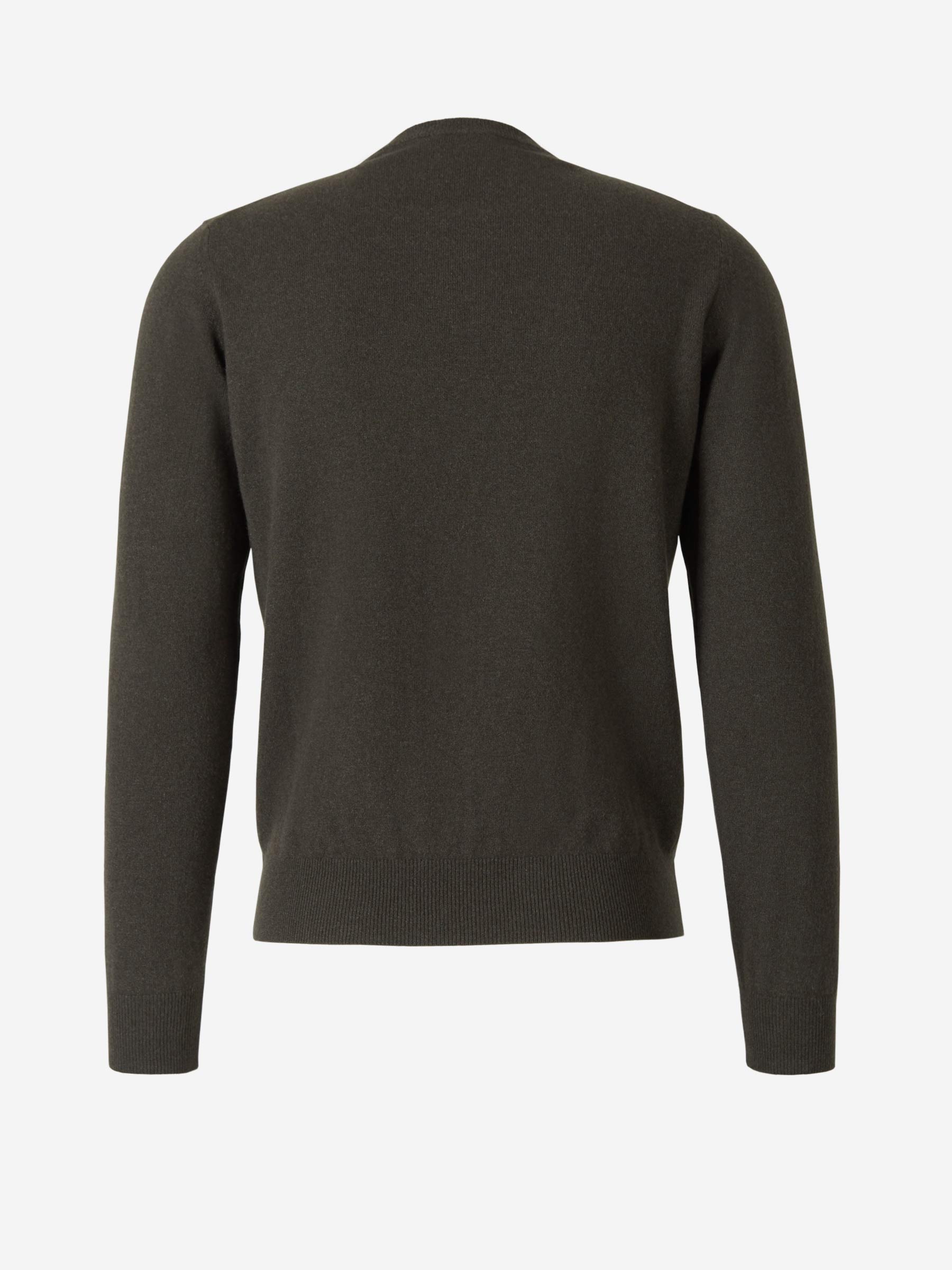 Outlet online Scabal Hombre Jersey Liso Cashmere color Verde Militar sku 542-002044 01 - Foto 2