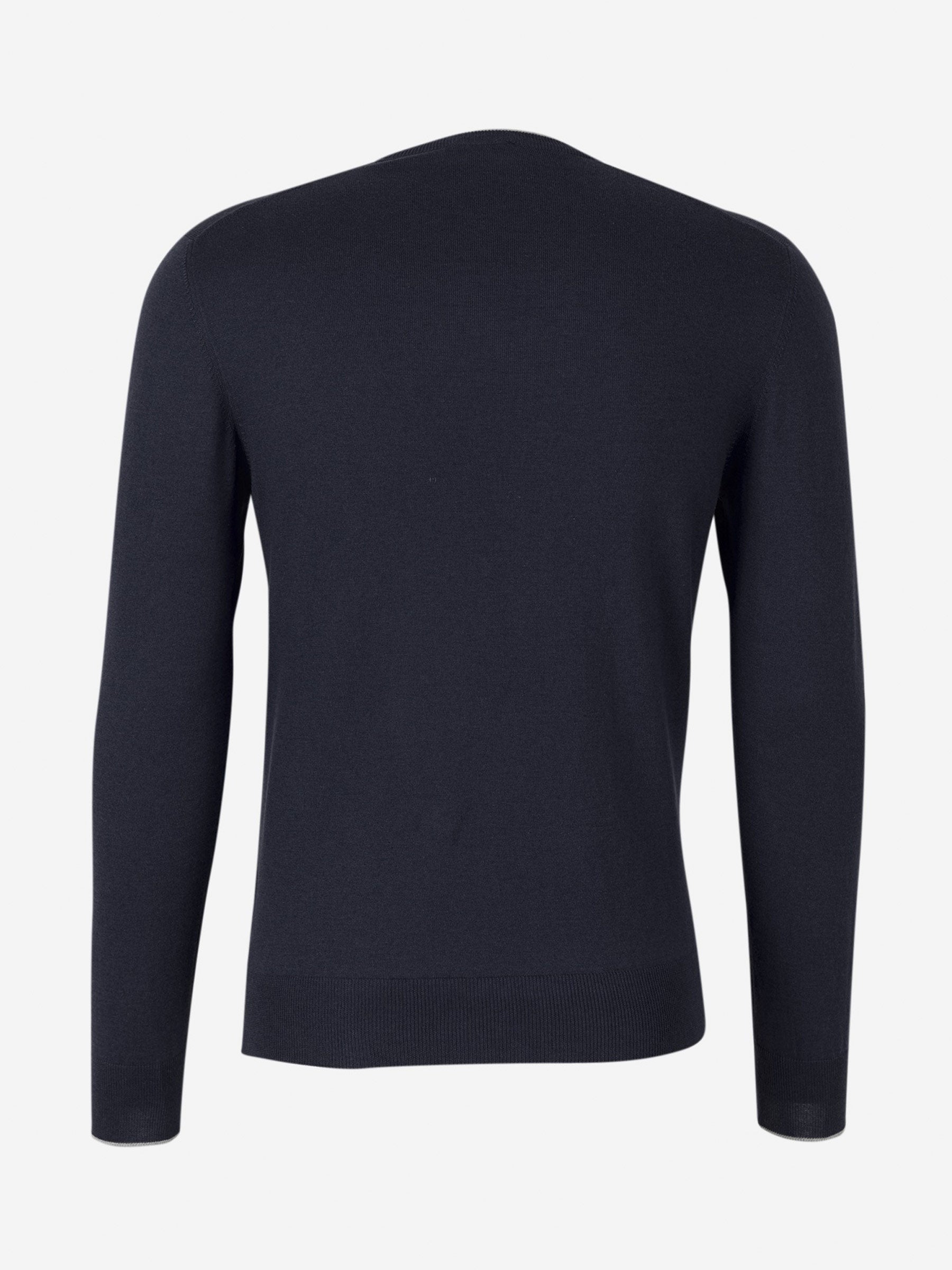 Outlet online Santa Eulalia Hombre Jersey Algodón y Seda color Azul Noche sku 542-002064 01 - Foto 2