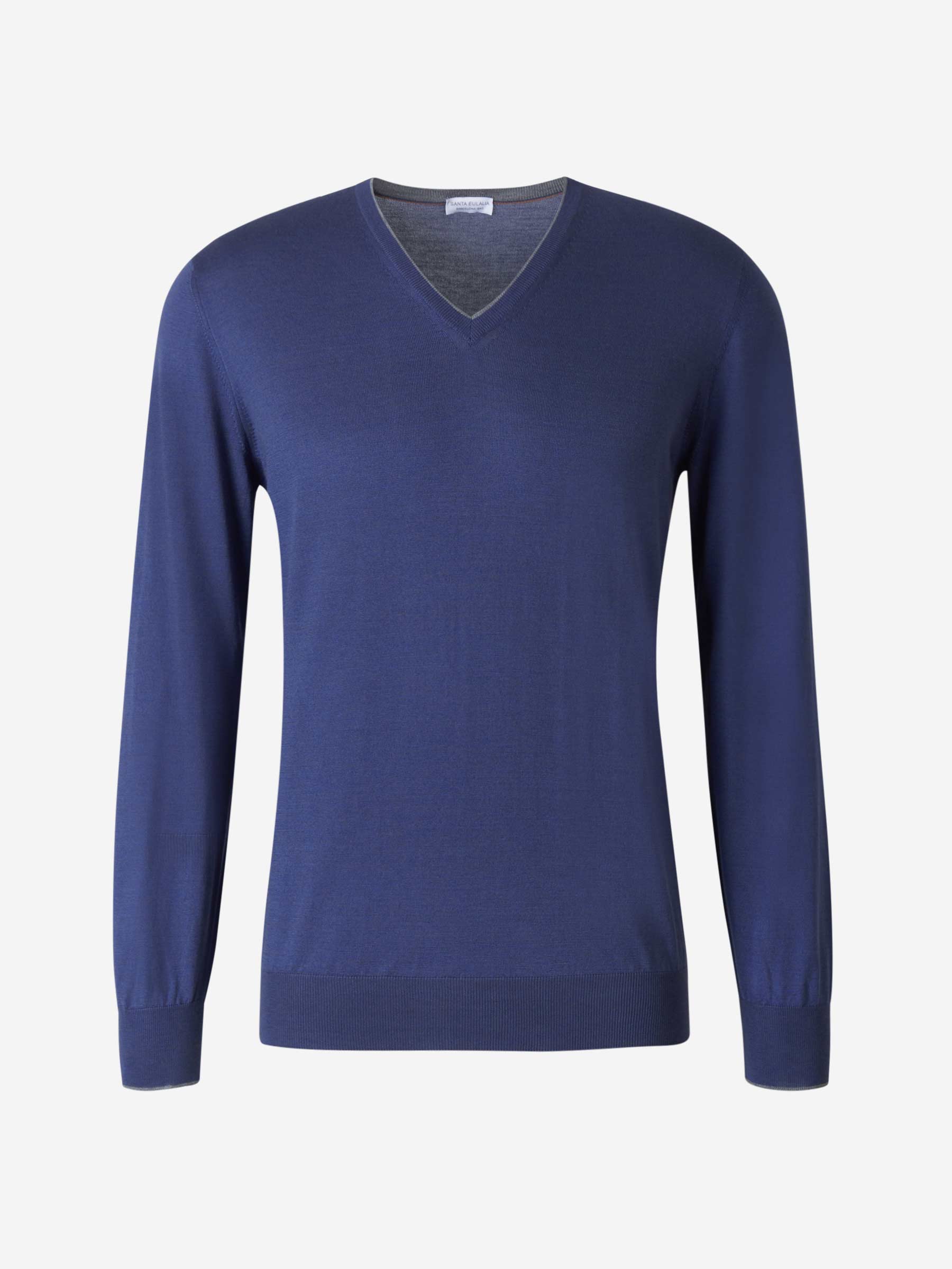 Outlet online Santa Eulalia Hombre Jersey Algodón y Seda color Azul Noche sku 542-002064 01 - Foto 5