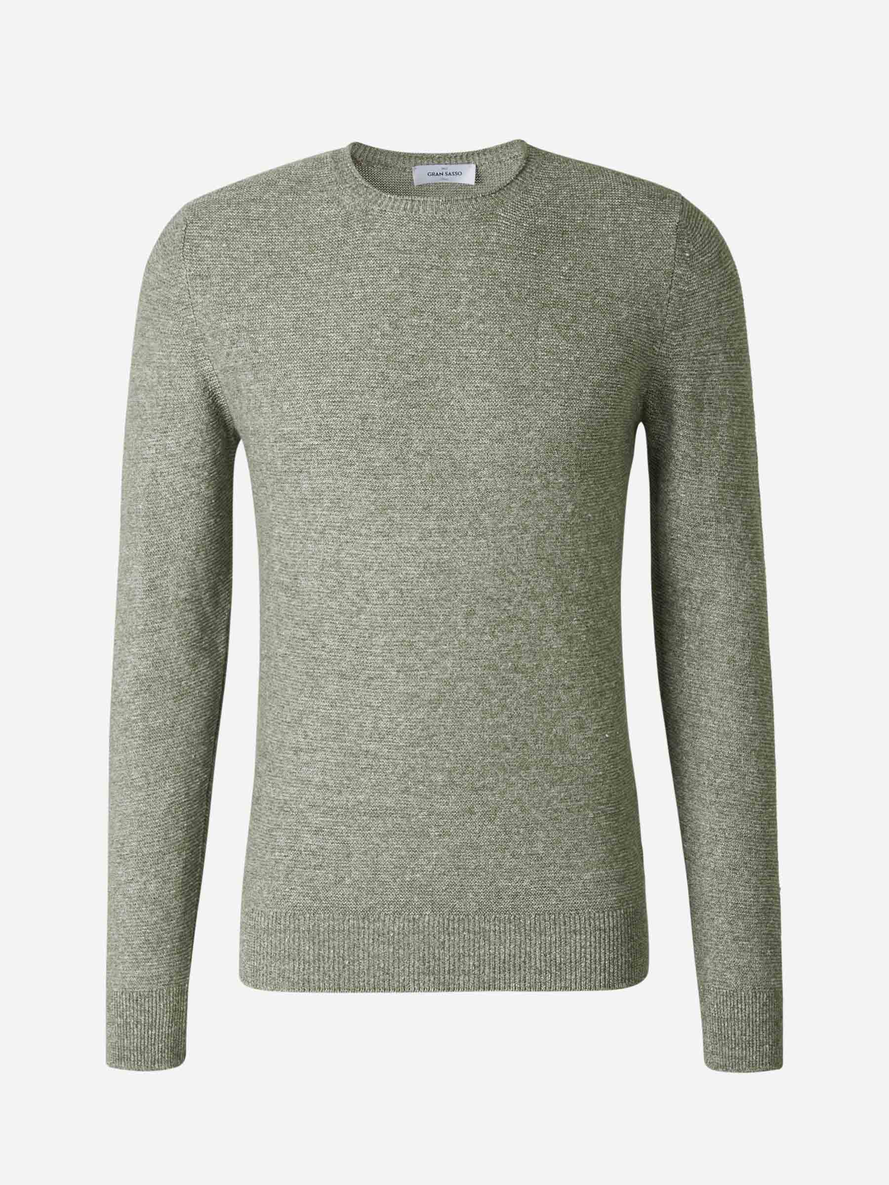 Outlet online Gran Sasso Hombre Jersey Básico Jaspeado color Rojo Cereza sku 542-002065 01 - Foto 5