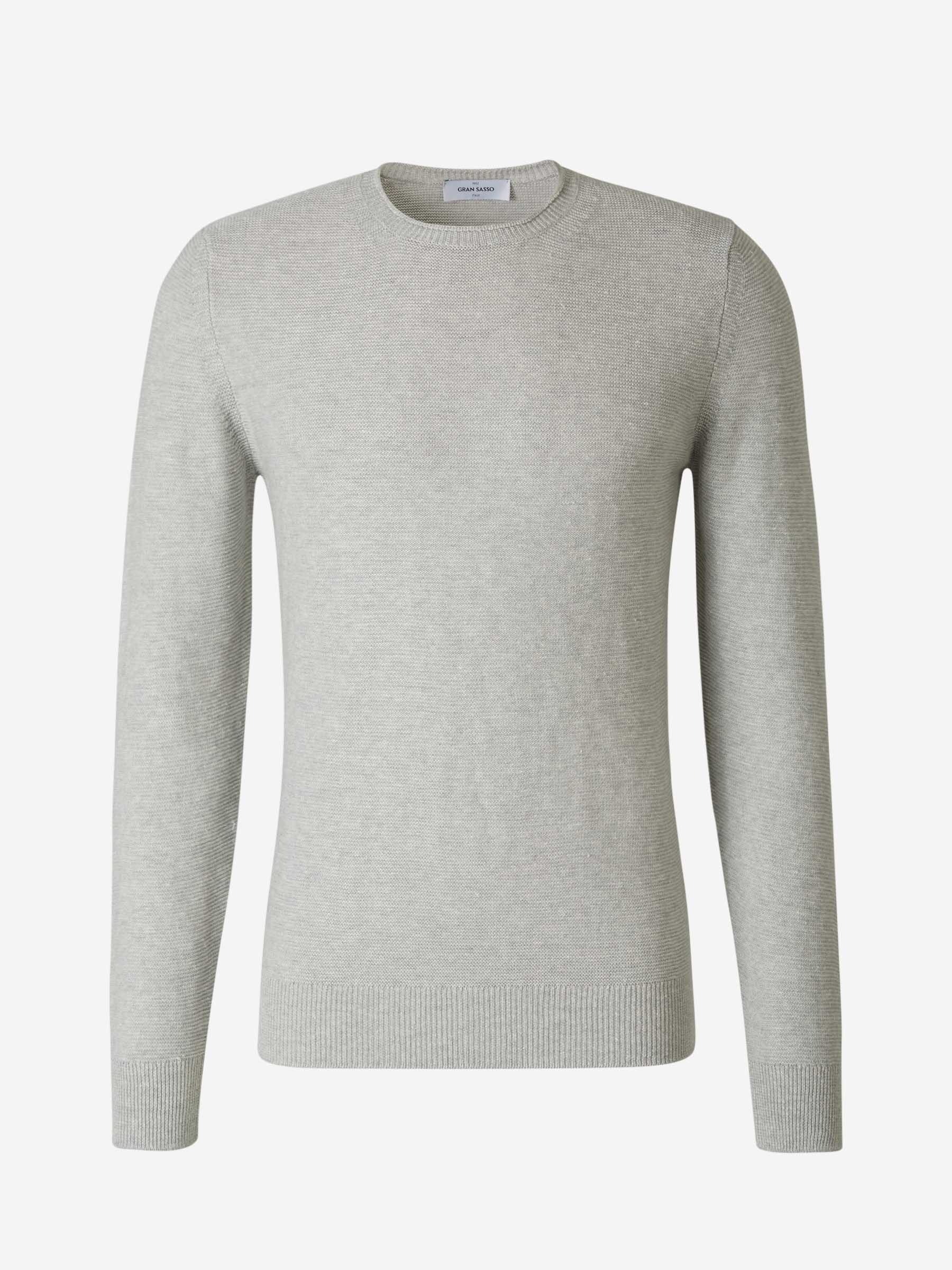 Outlet online Gran Sasso Hombre Jersey Básico Jaspeado color Rojo Cereza sku 542-002065 01 - Foto 9