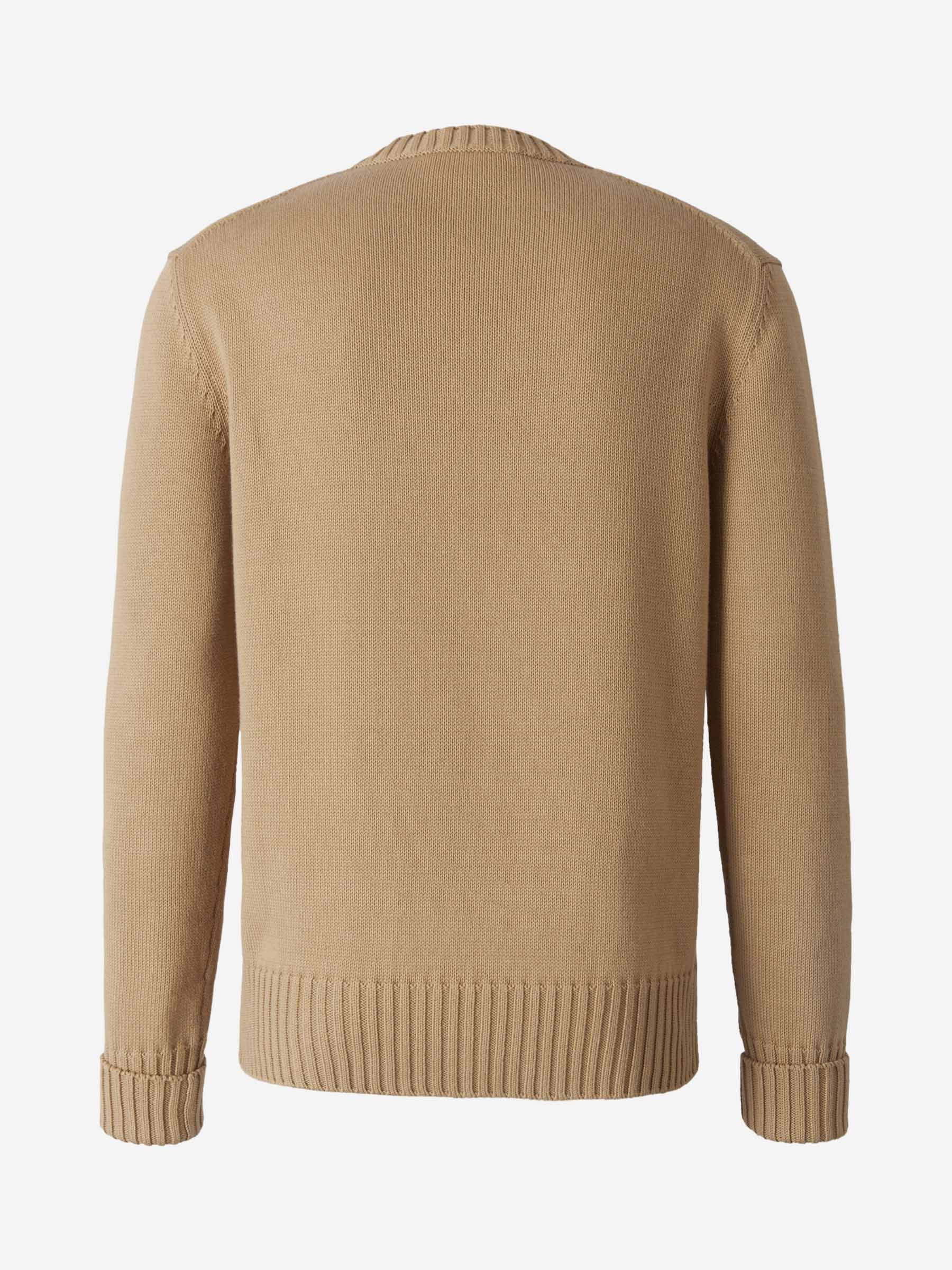 Alexander McQueen Jersey Graffiti Logo color Caramelo sku 542-002087 02 - Foto 2