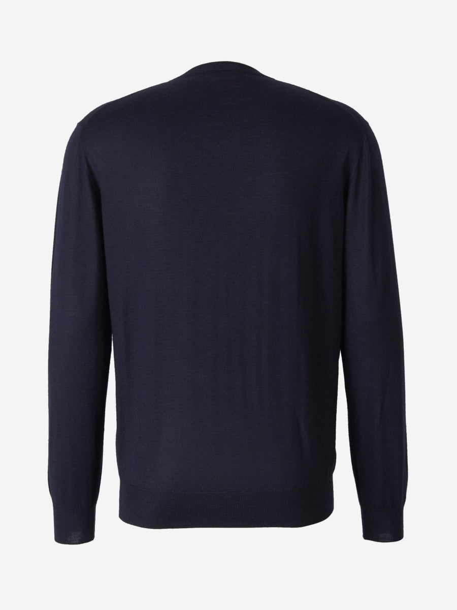 Outlet online Santa Eulalia Hombre Jersey Cuello Pico color Azul Noche sku 542-002092 03 - Foto 2