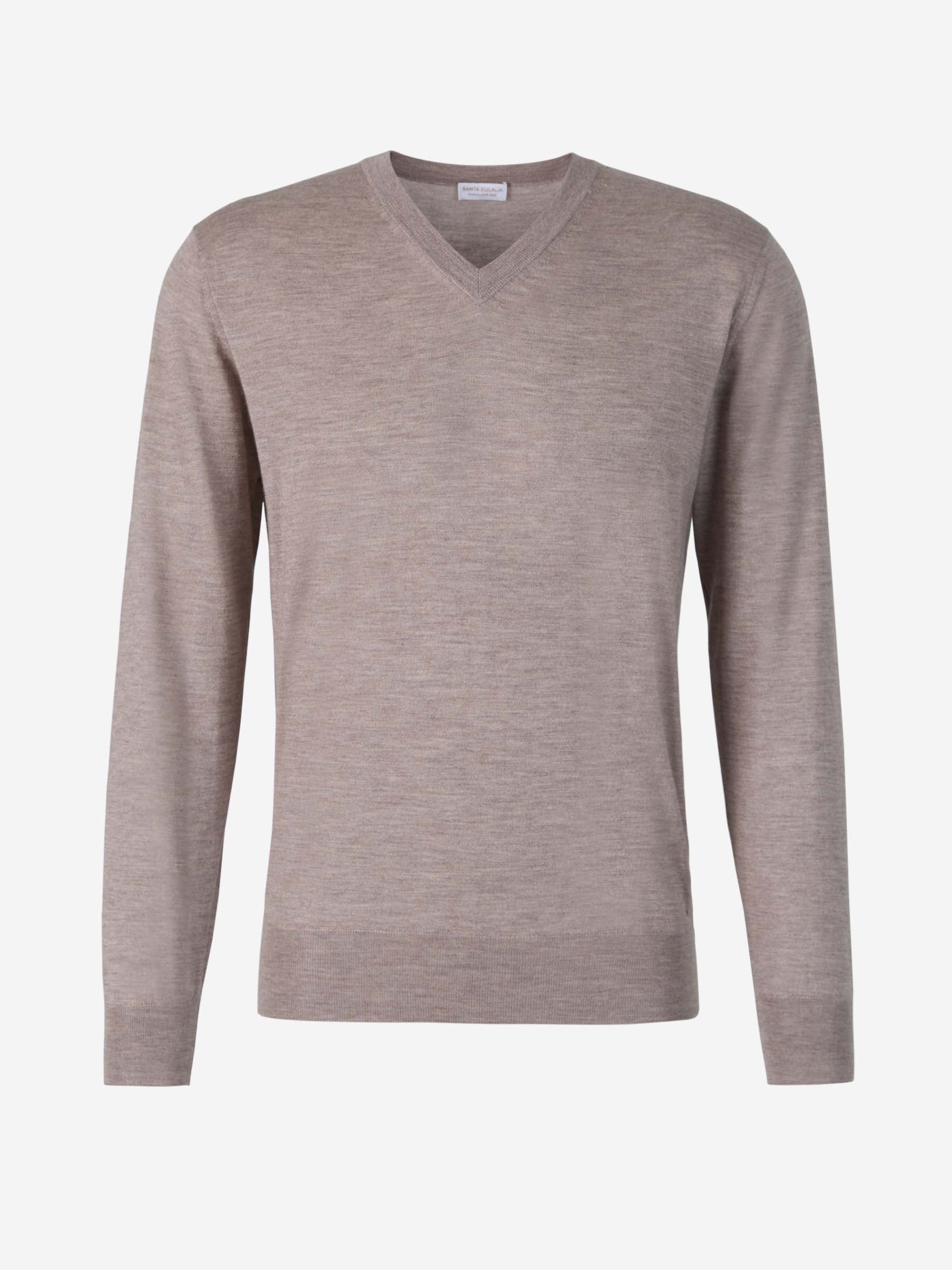 Outlet online Santa Eulalia Hombre Jersey Cuello Pico color Beige sku 542-002092 08 - Foto 1