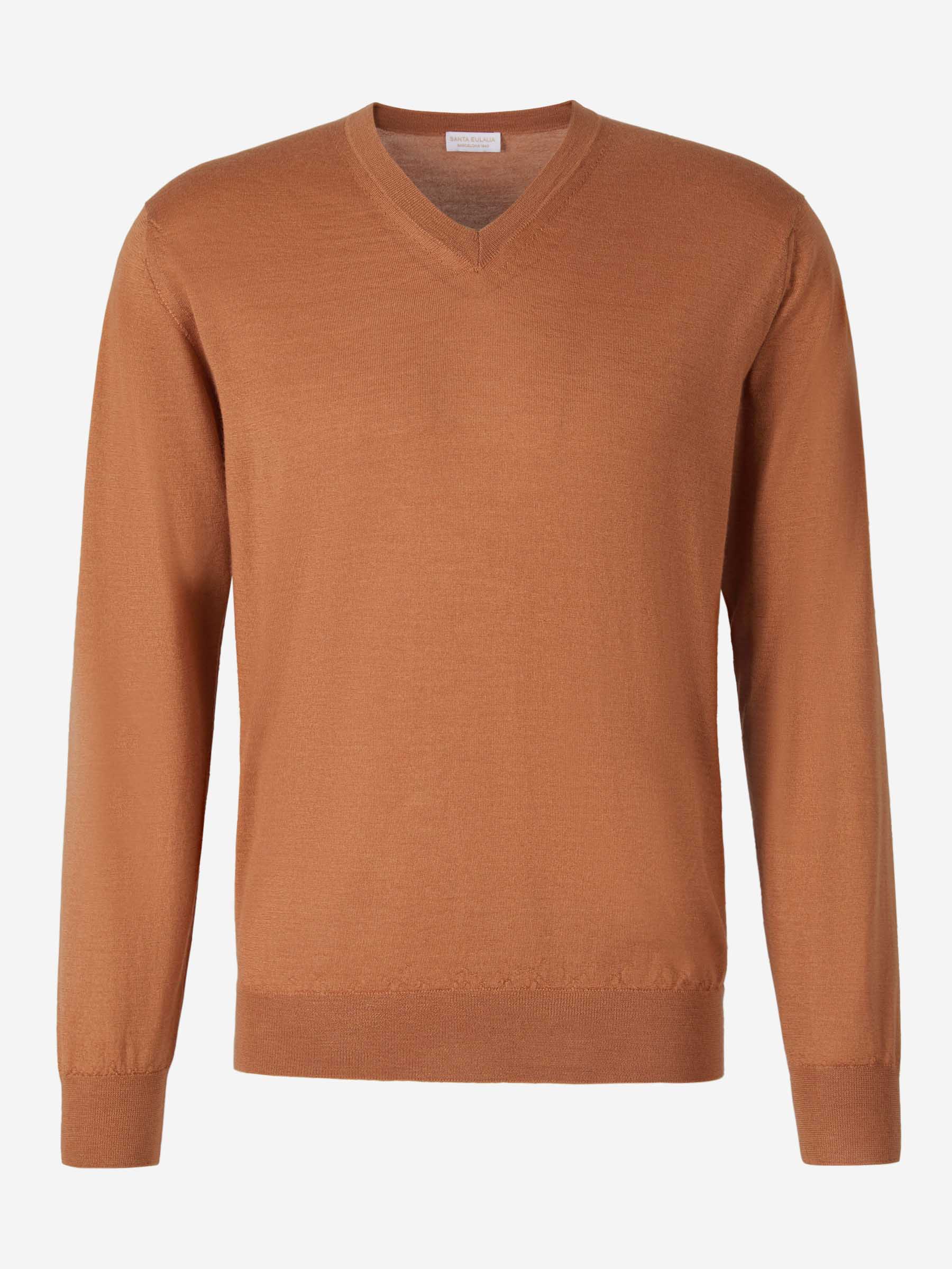 Outlet online Santa Eulalia Hombre Jersey Cashmere Y Seda color Naranja sku 542-002092 11 - Foto 1