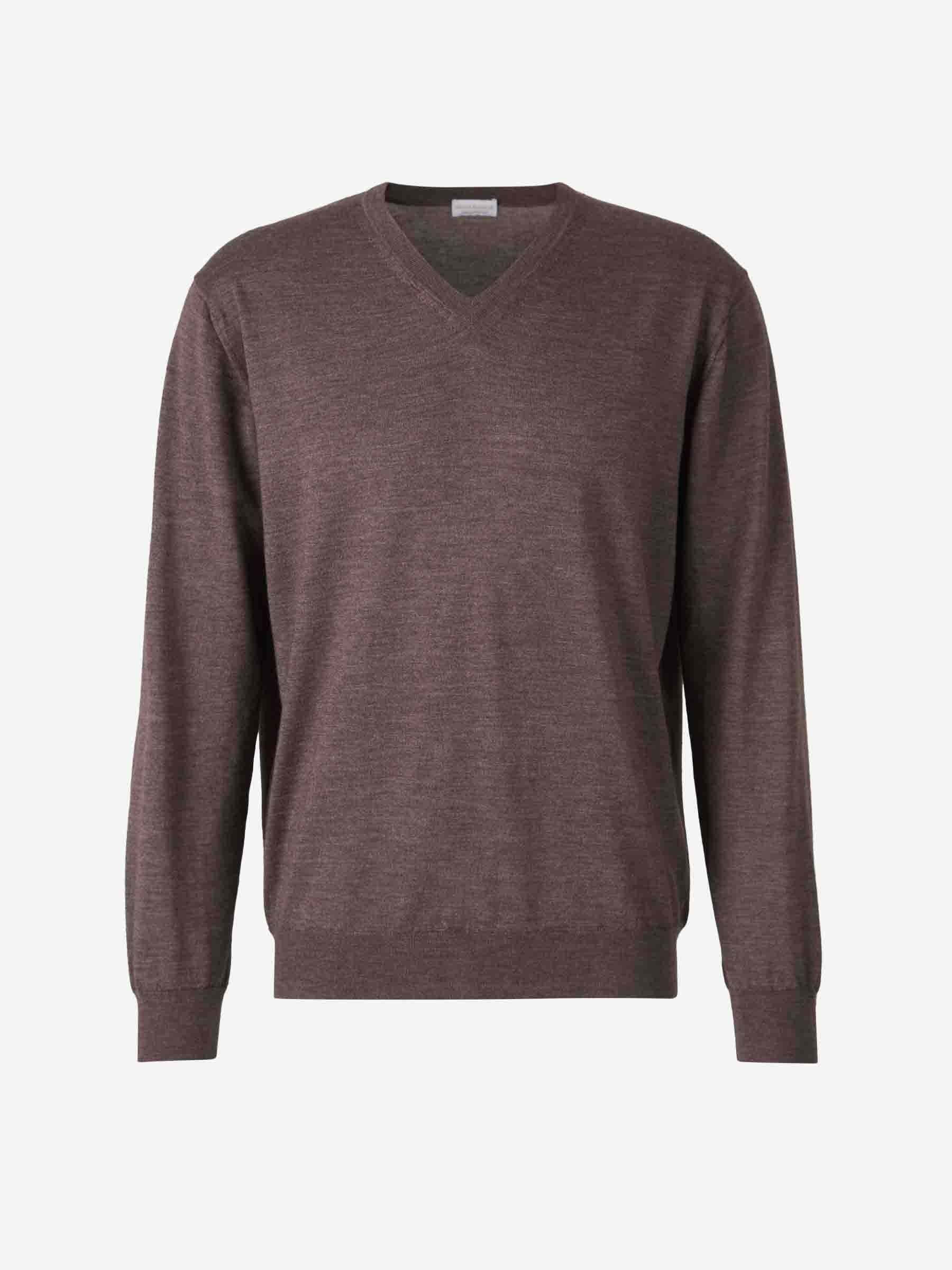 Outlet online Santa Eulalia Hombre Jersey Cashmere Y Seda color Marrón sku 542-002092 14 - Foto 1