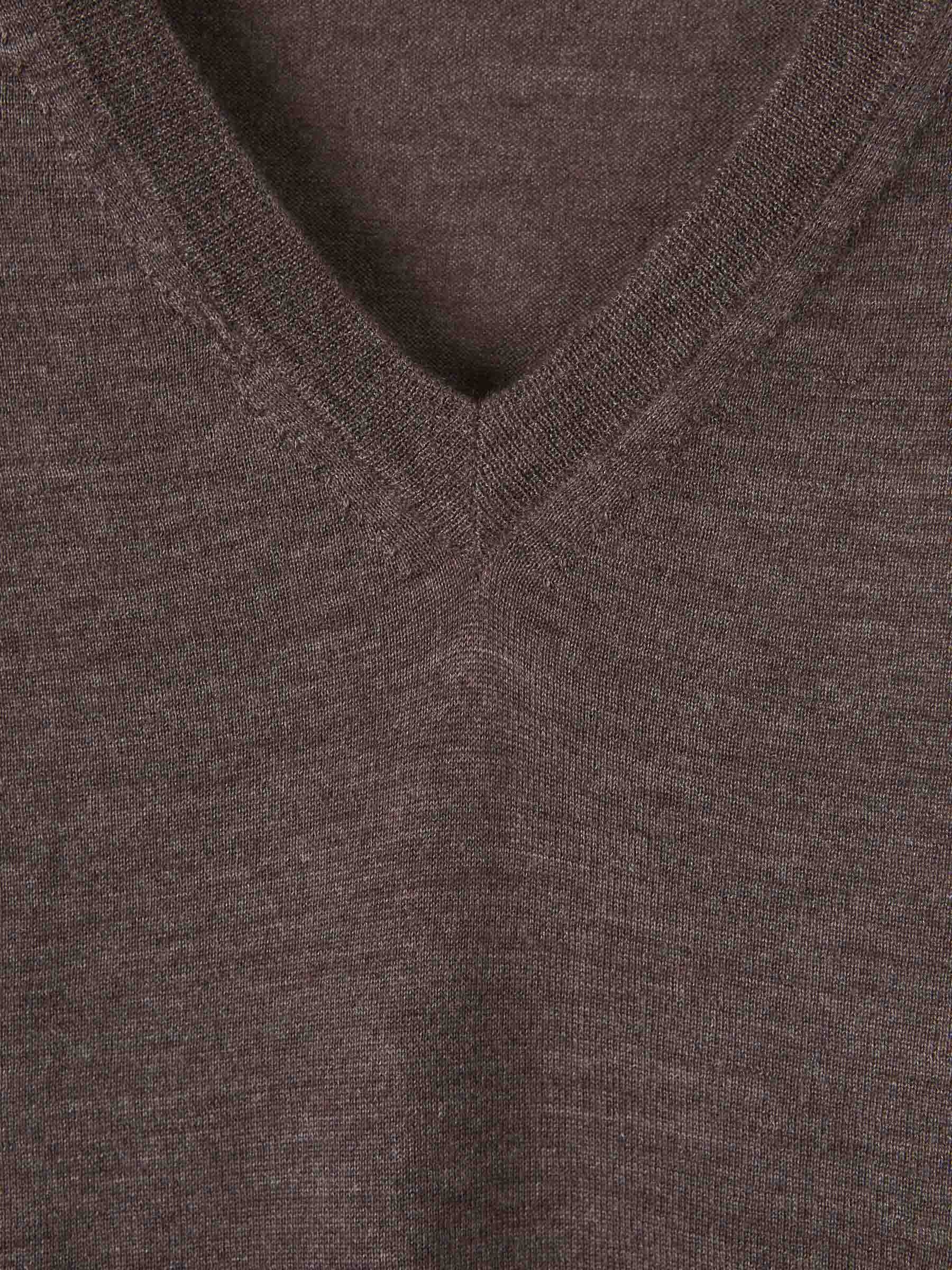 Outlet online Santa Eulalia Hombre Jersey Cashmere Y Seda color Marrón sku 542-002092 14 - Foto 3