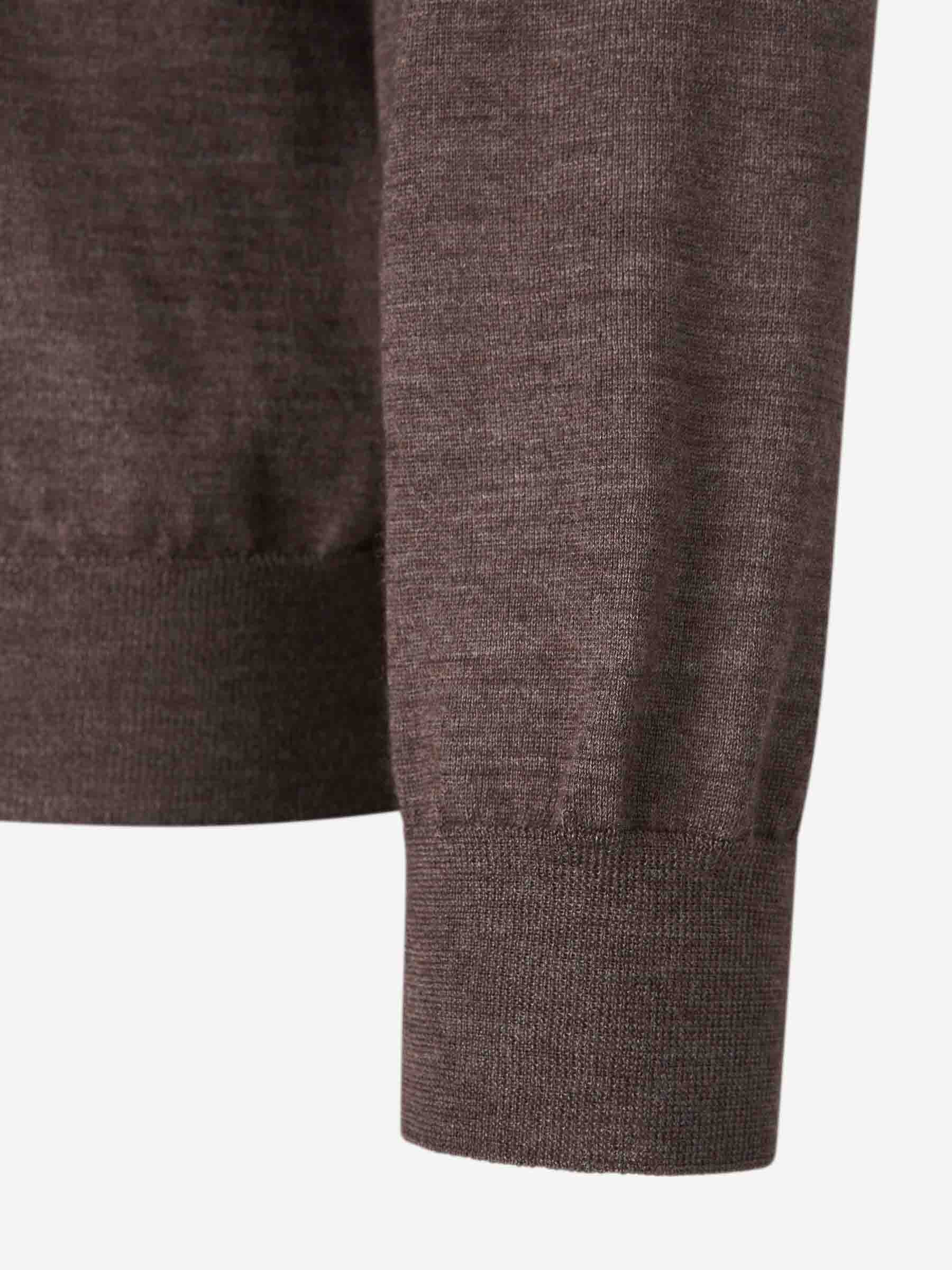 Outlet online Santa Eulalia Hombre Jersey Cashmere Y Seda color Marrón sku 542-002092 14 - Foto 5