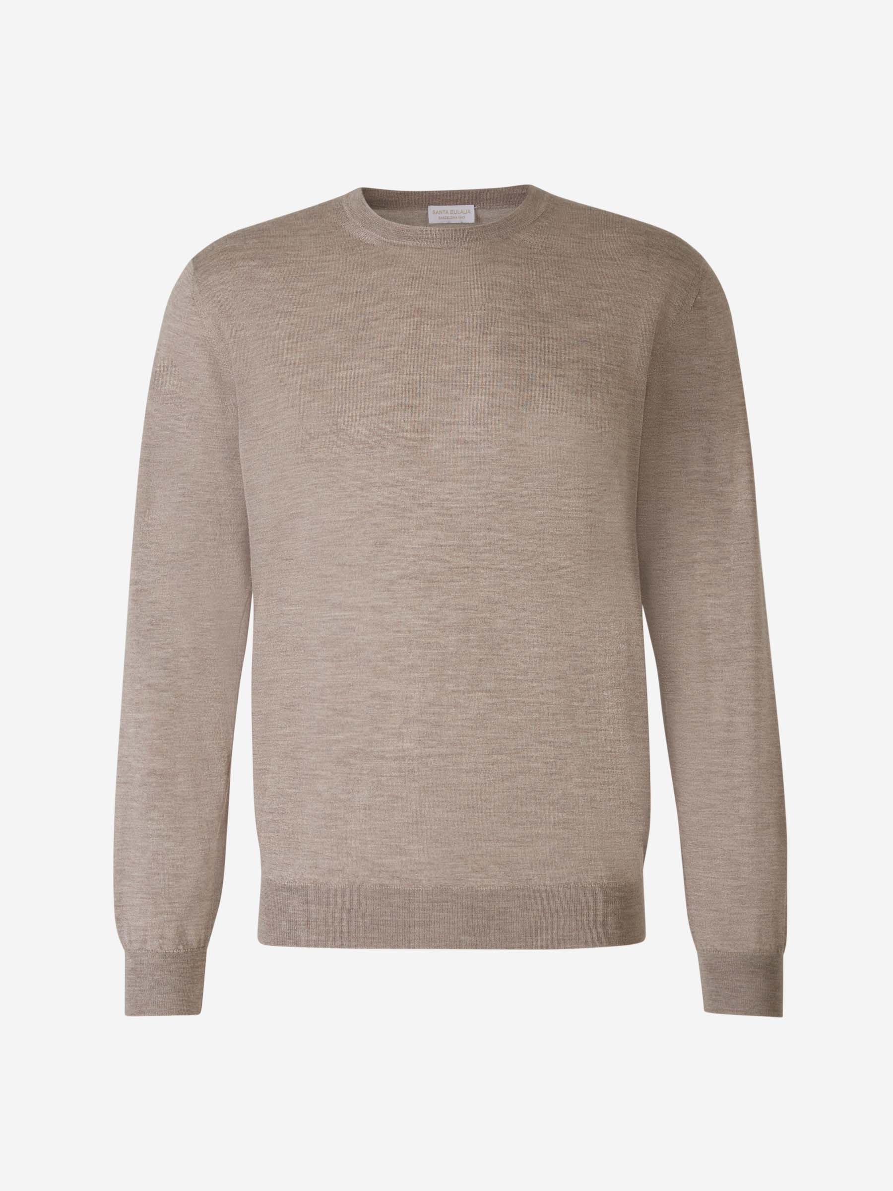 Santa Eulalia Hombre Barcelona Jersey Cashmere Y Seda color Topo sku 542-002093 07 - Foto 1