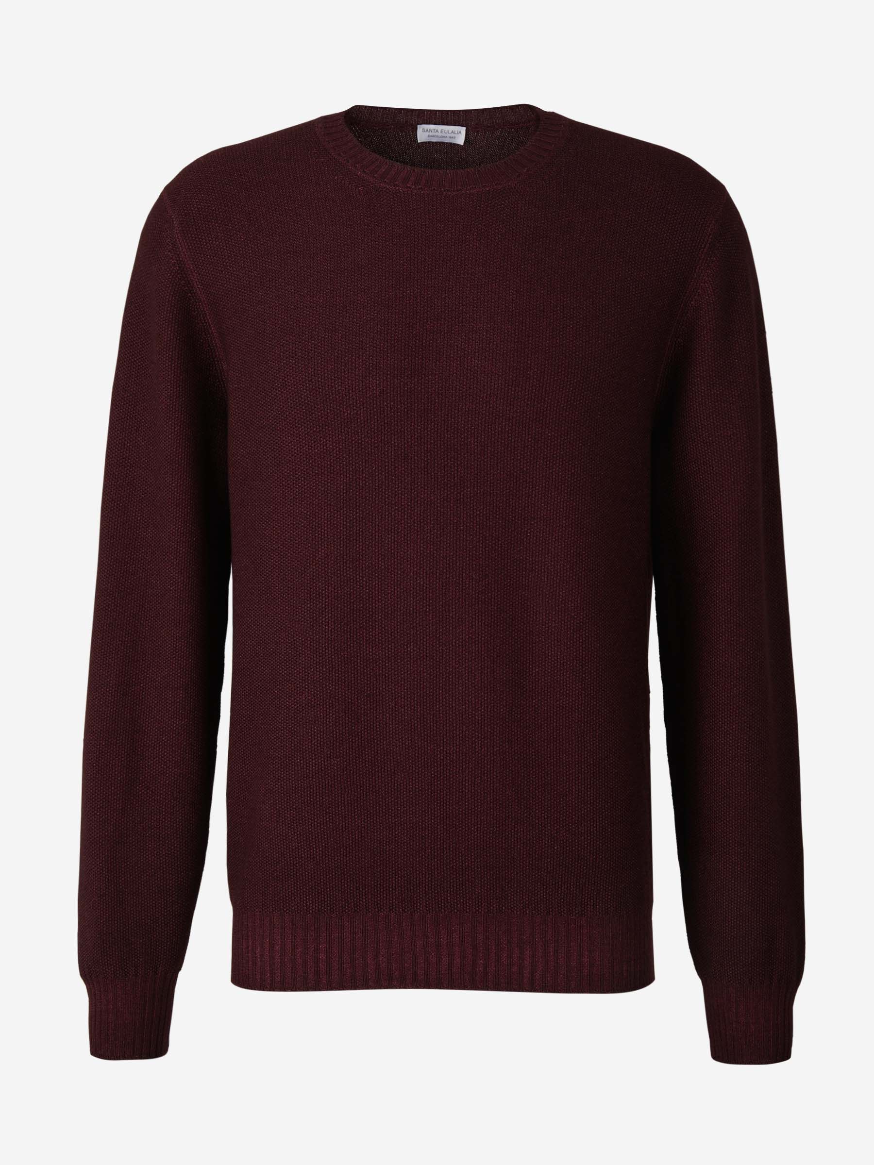 Outlet online Santa Eulalia Hombre Jersey Punto Lana color Rojo Cereza sku 542-002125 04 - Foto 1