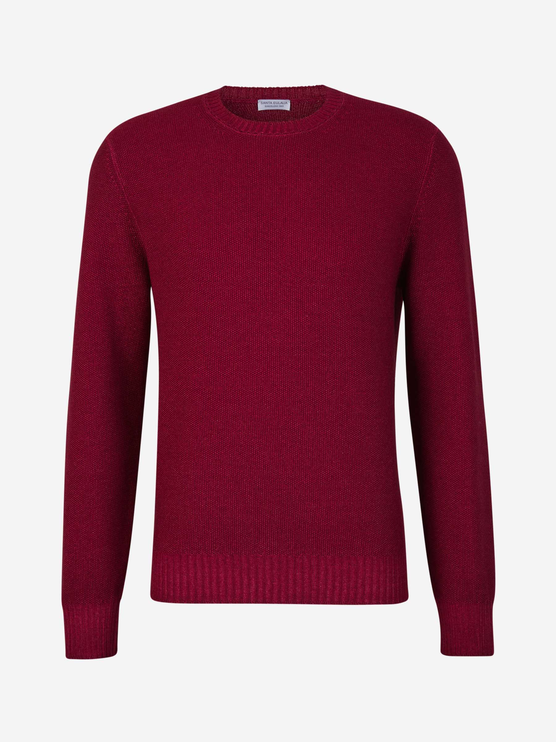 Outlet online Santa Eulalia Hombre Jersey Punto Lana color Rojo Cereza sku 542-002125 04 - Foto 13