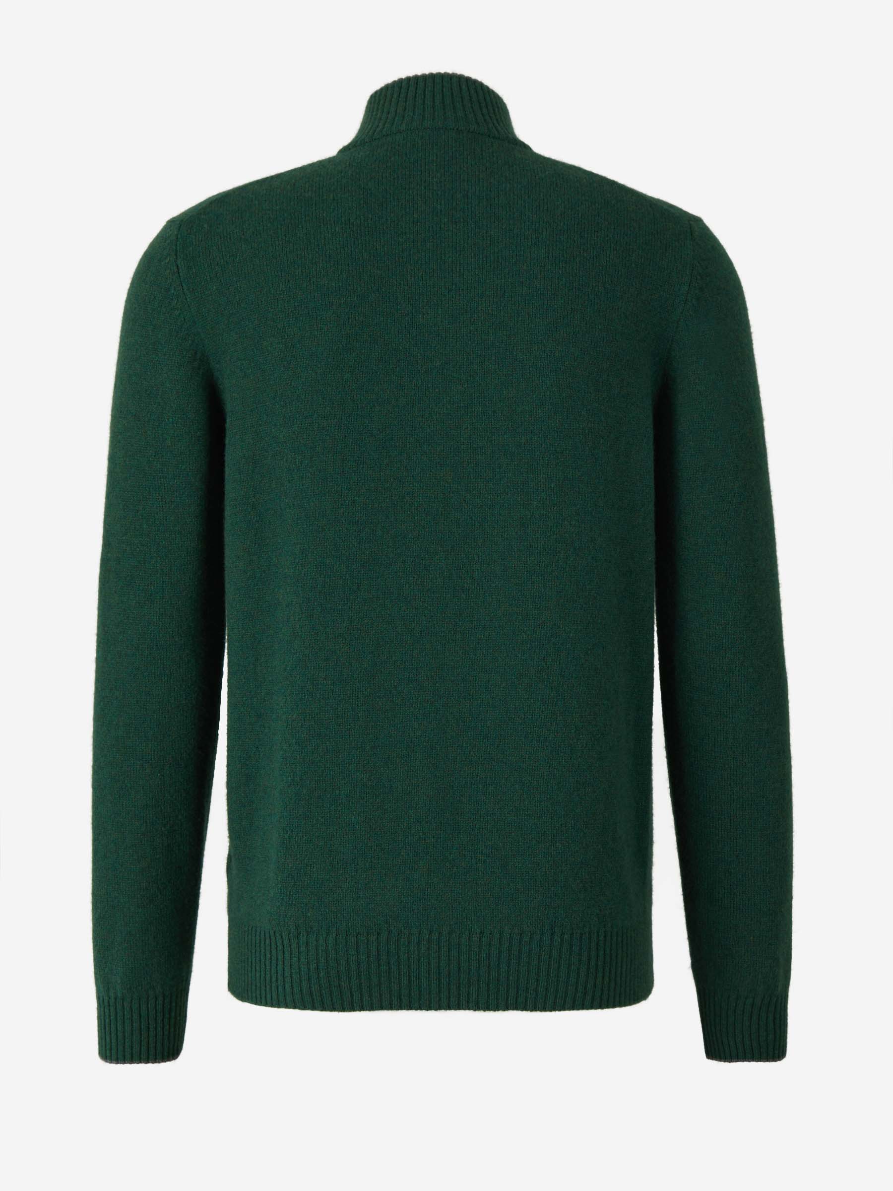 Outlet online Santa Eulalia Hombre Cárdigan Cuello Contraste Lana color Negro sku 542-002128 01 - Foto 10