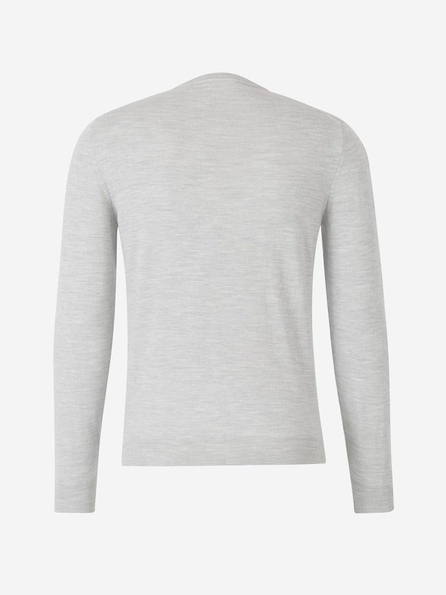 Outlet online Zanone Hombre Jersey Cuello Redondo color Gris Claro sku 542-002130 02 - Foto 2