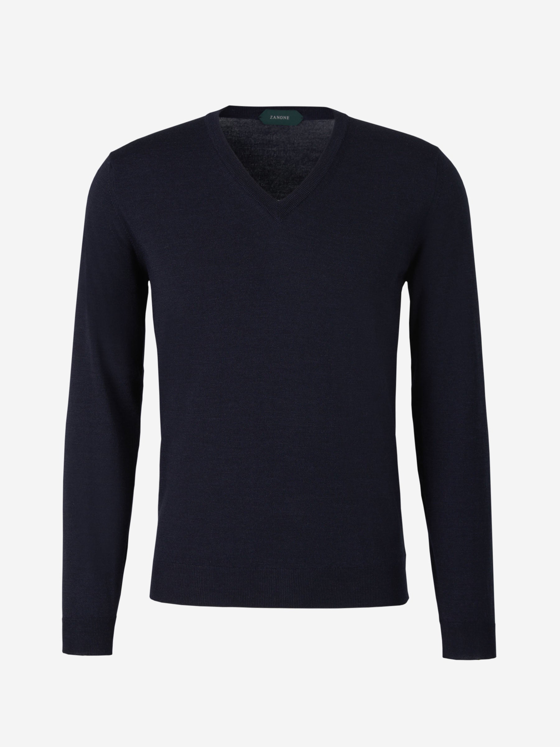 Outlet online Zanone Hombre Jersey Punto Lana color Azul Noche sku 542-002131 01 - Foto 5